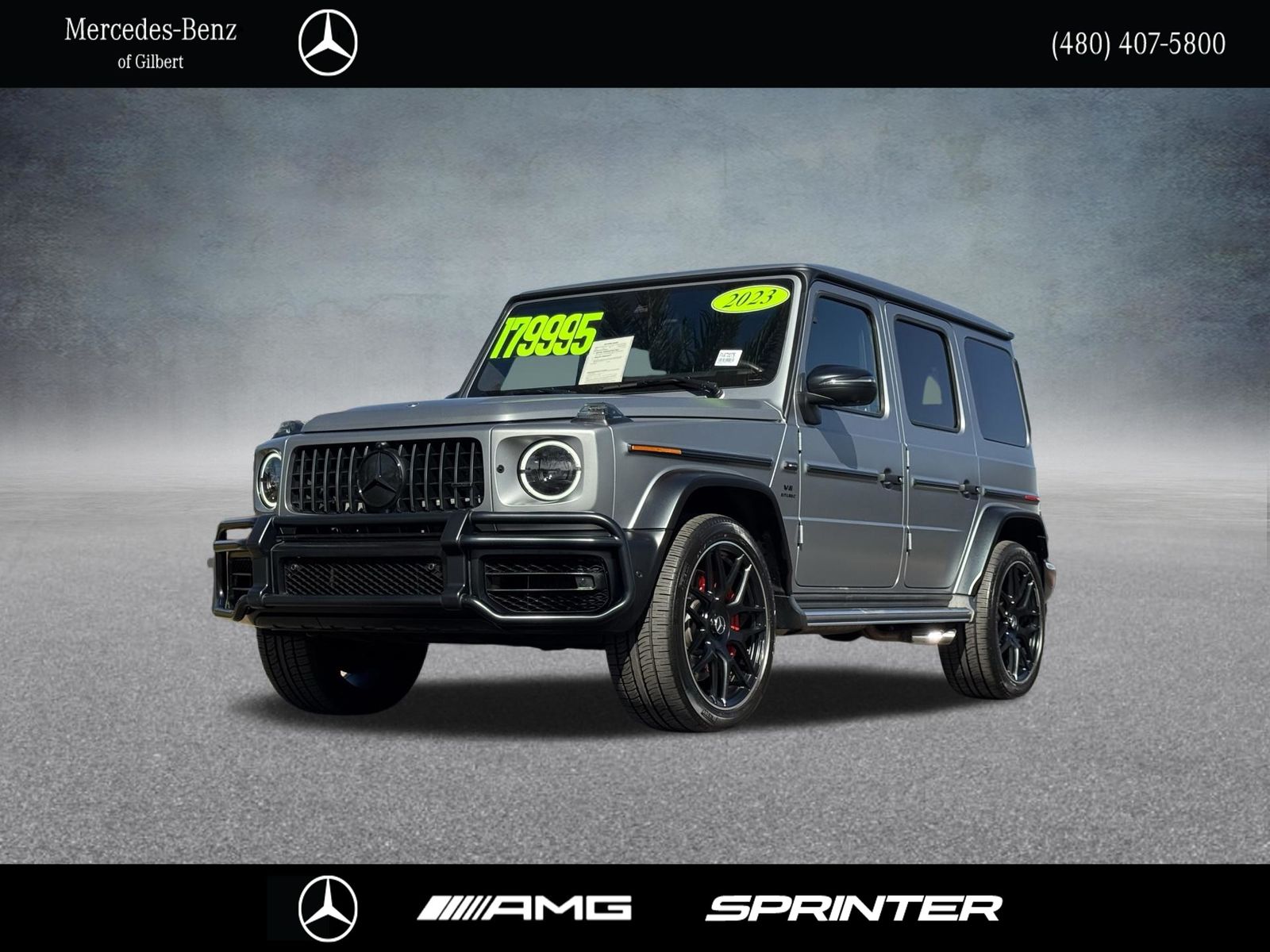 Gray (MANUFAKTUR Platinum magno) 2023 Mercedes-Benz G-Class SUV / Crossover All-Wheel Drive 9-Speed Automatic