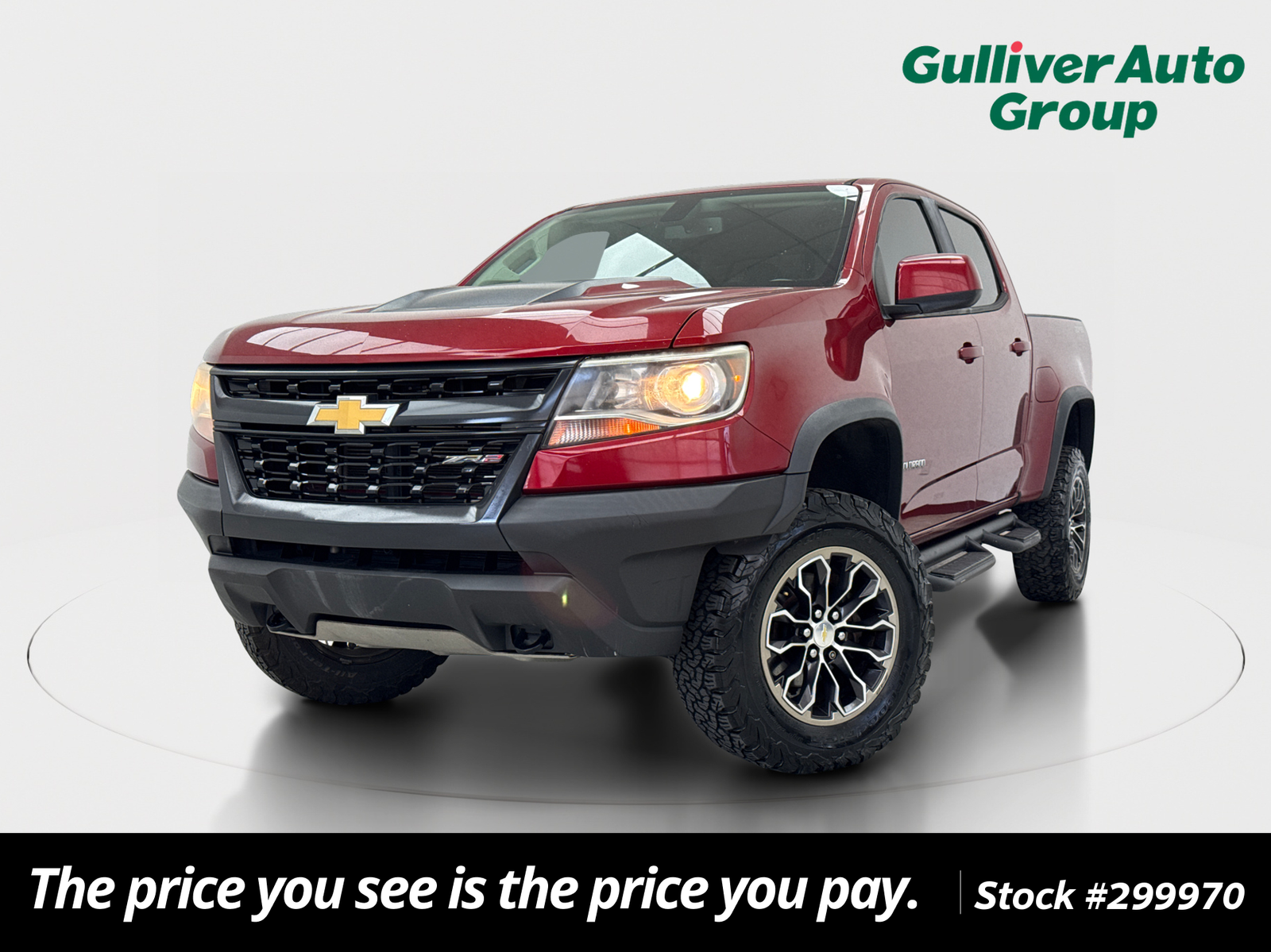 Cajun Red Tintcoat 2017 Chevrolet Colorado Pickup Truck Four-Wheel Drive 8-Speed Automatic