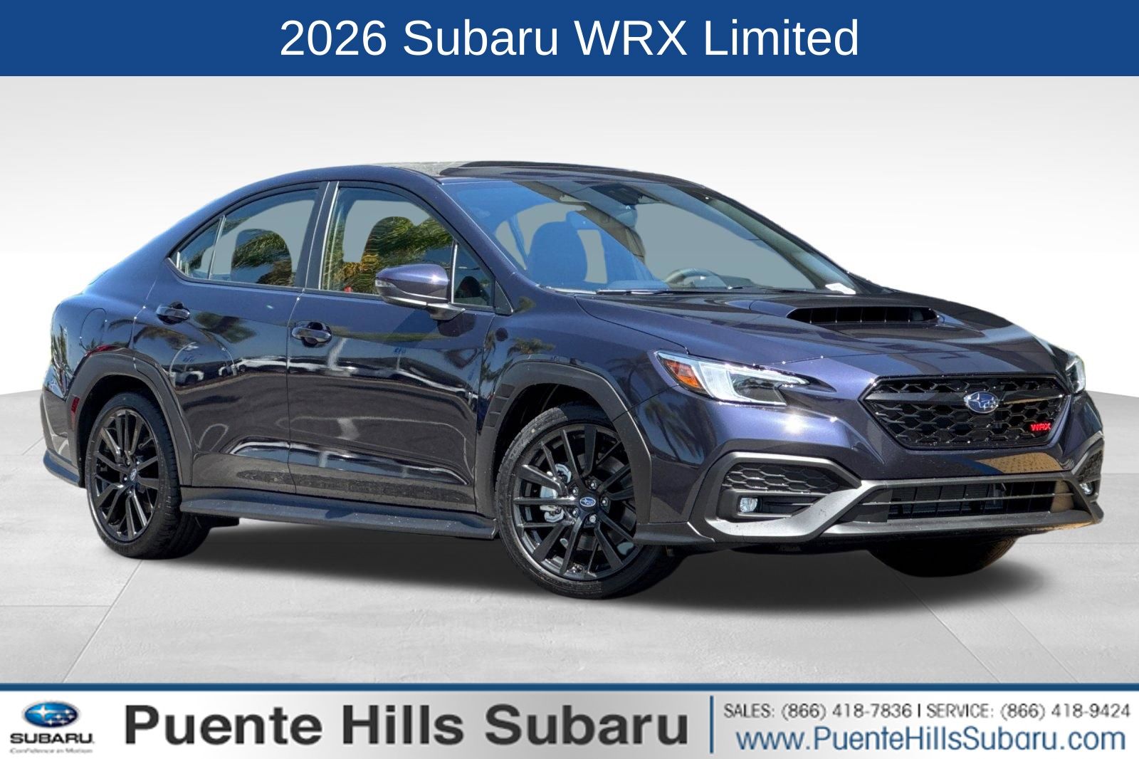 Galaxy Purple Pearl 2026 Subaru WRX Sedan All-Wheel Drive 6-Speed Manual