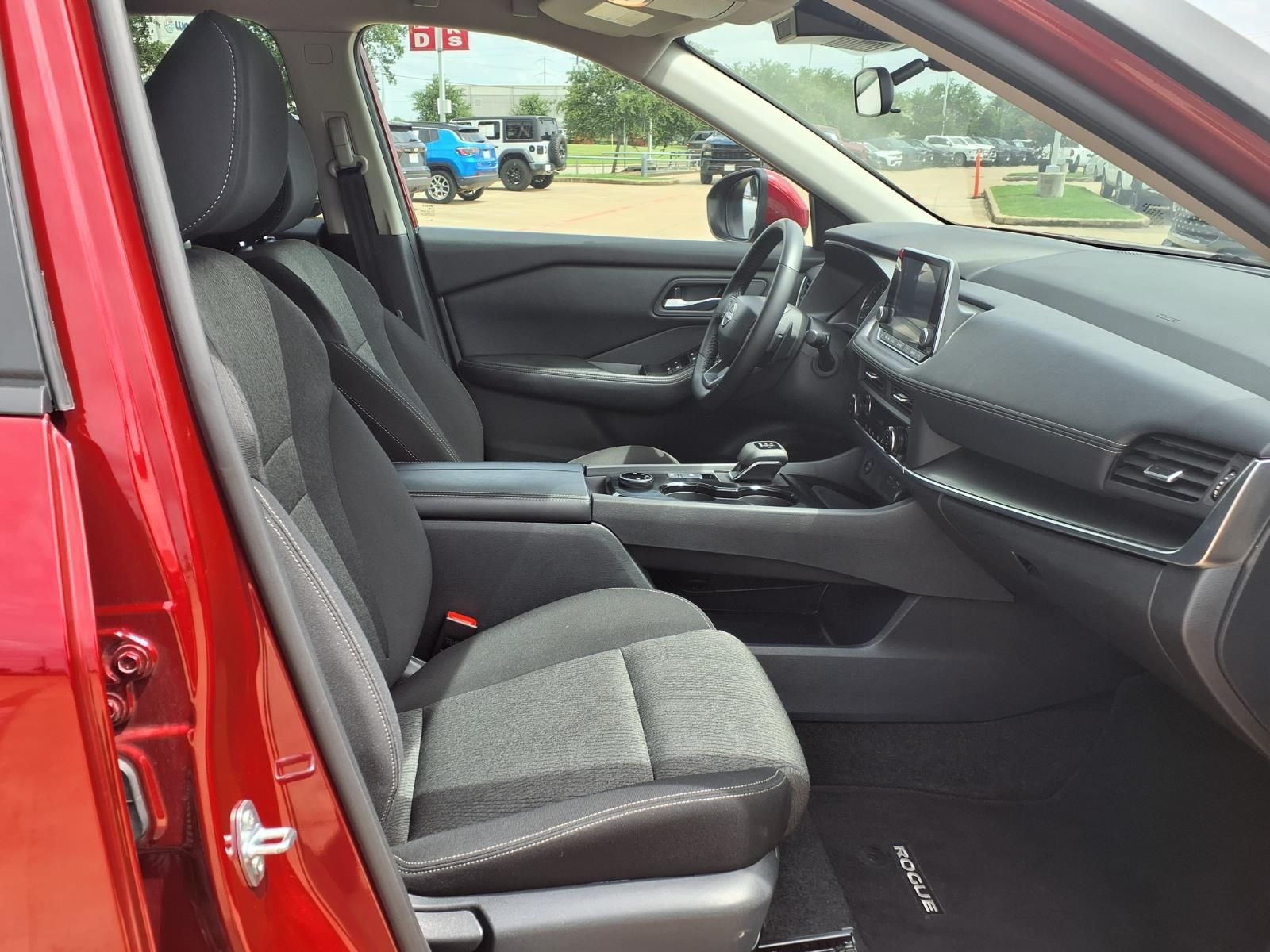 2025 Nissan Rogue SV Red at Central Houston Nissan