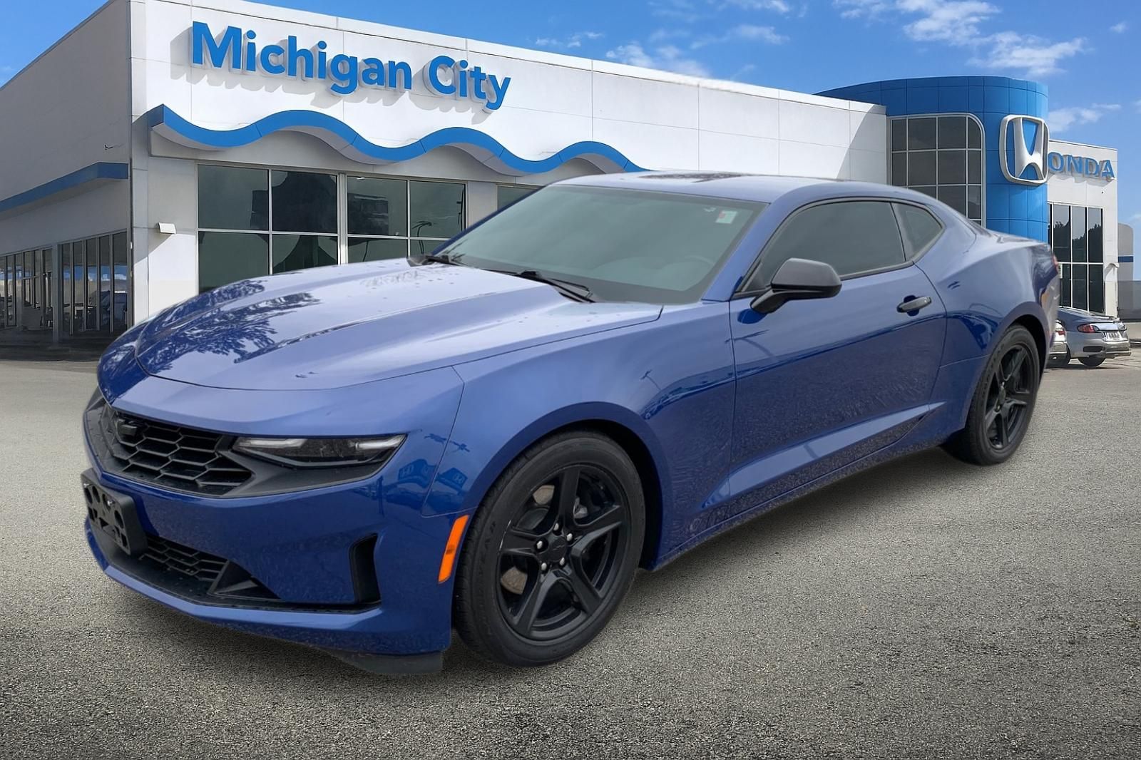 Riverside Blue Metallic 2021 Chevrolet Camaro 1LT Coupe RWD Coupe Rear-Wheel Drive 8-Speed Automatic