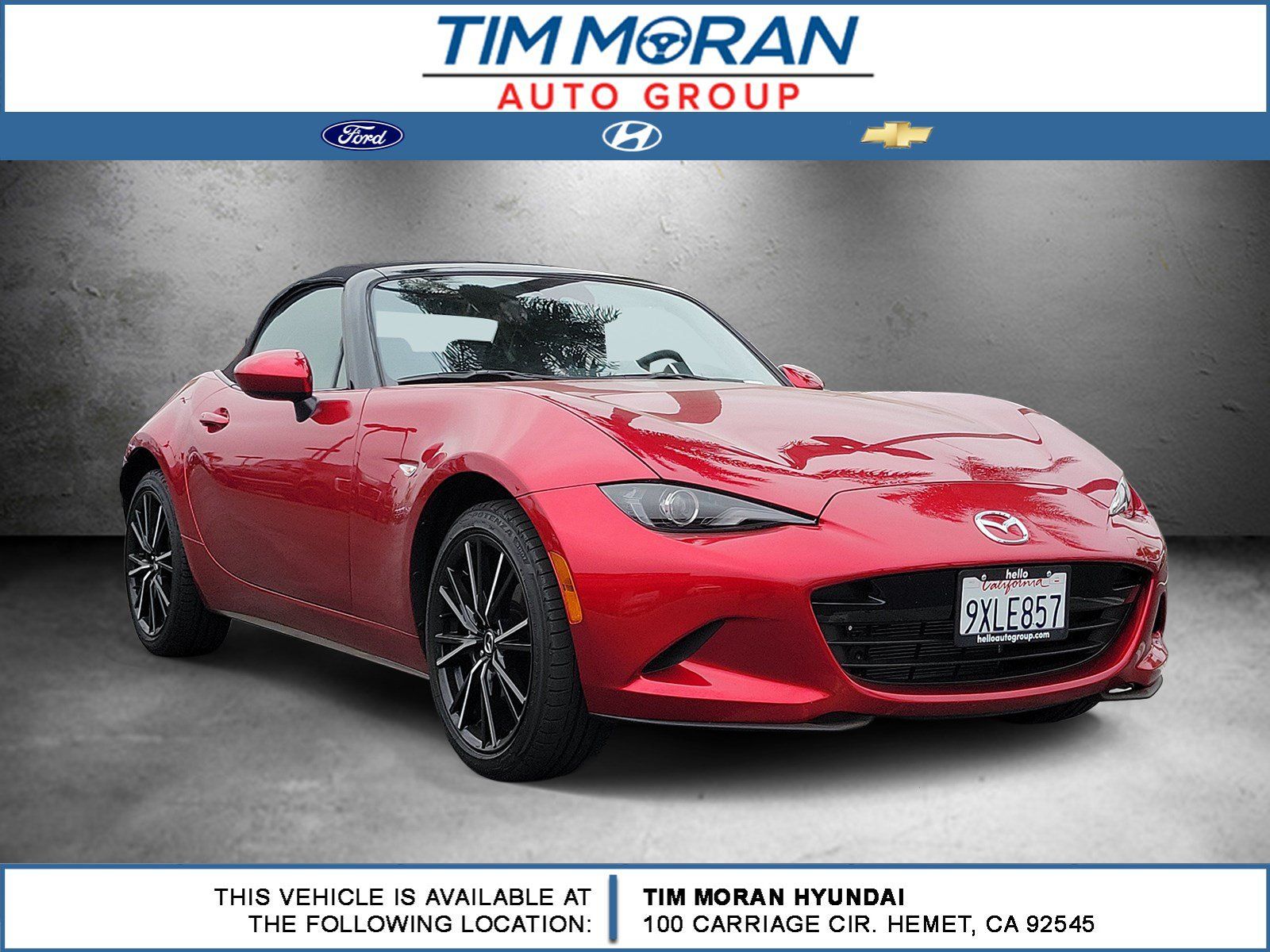 Soul Red Crystal Metallic 2025 Mazda MX-5 Miata Convertible Rear-Wheel Drive 6-Speed Manual