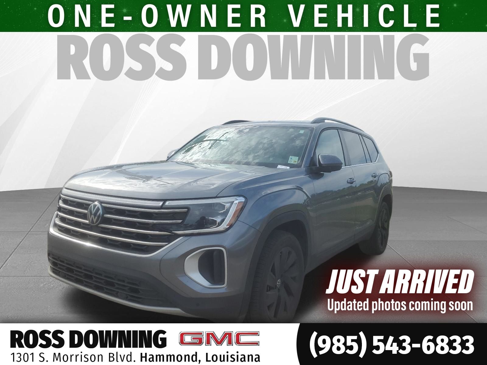 2024 Volkswagen Atlas 2.0T SE w/Technology Gray at Ross Downing Chevrolet