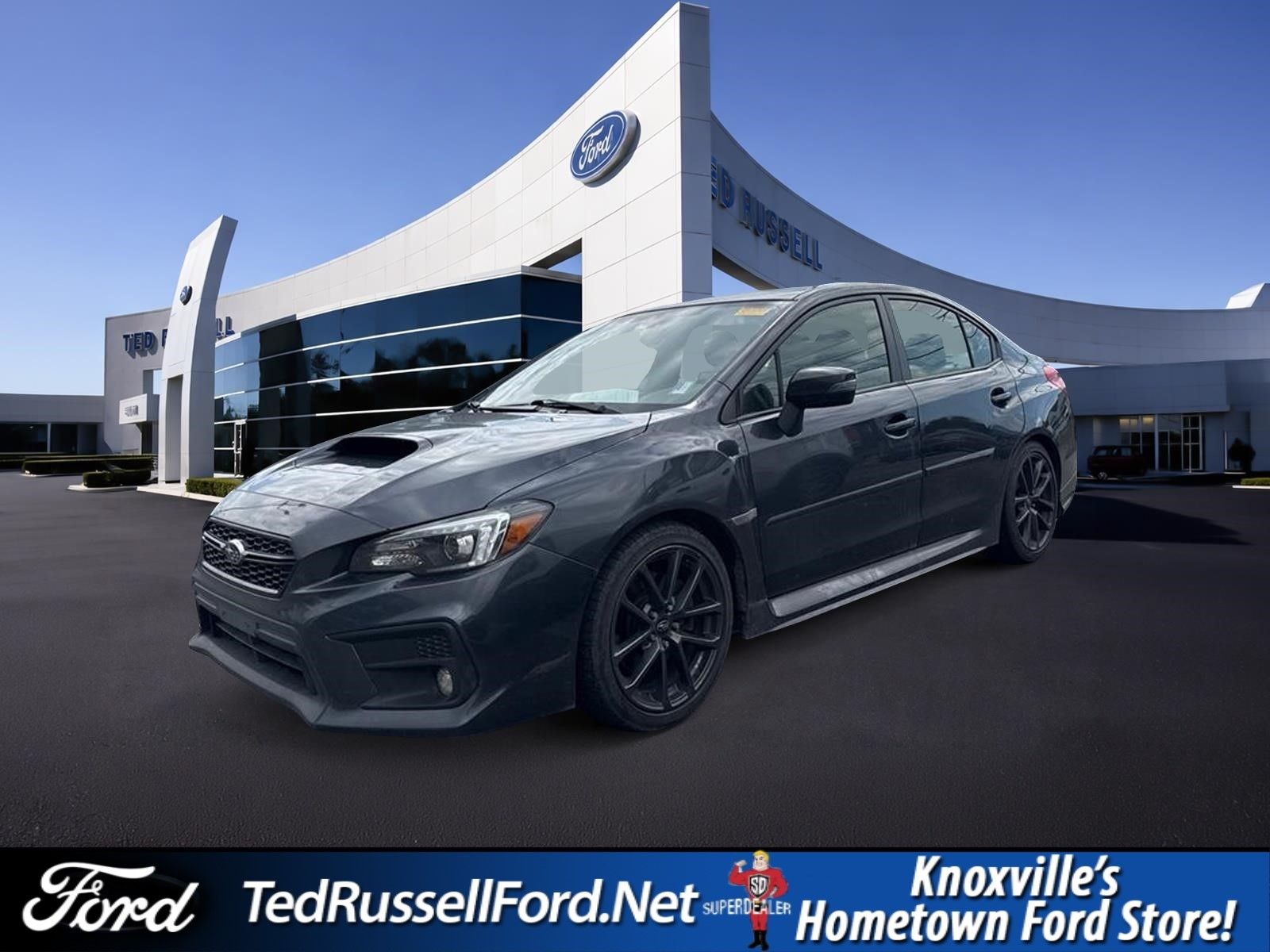 Dark Gray Metallic 2018 Subaru WRX Sedan All-Wheel Drive Continuously Variable Transmission