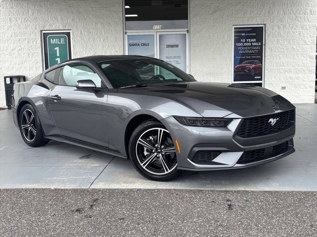 Gray Metallic 2025 Ford Mustang Coupe Rear-Wheel Drive Automatic