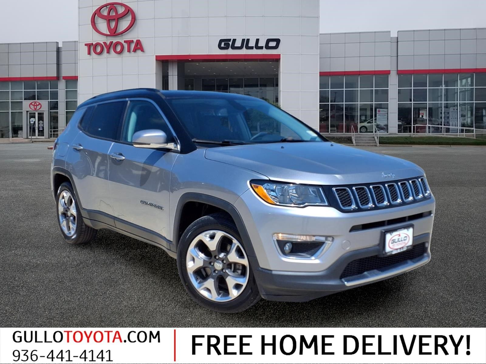 2019 Jeep Compass Limited Silver at Bravo Nissan