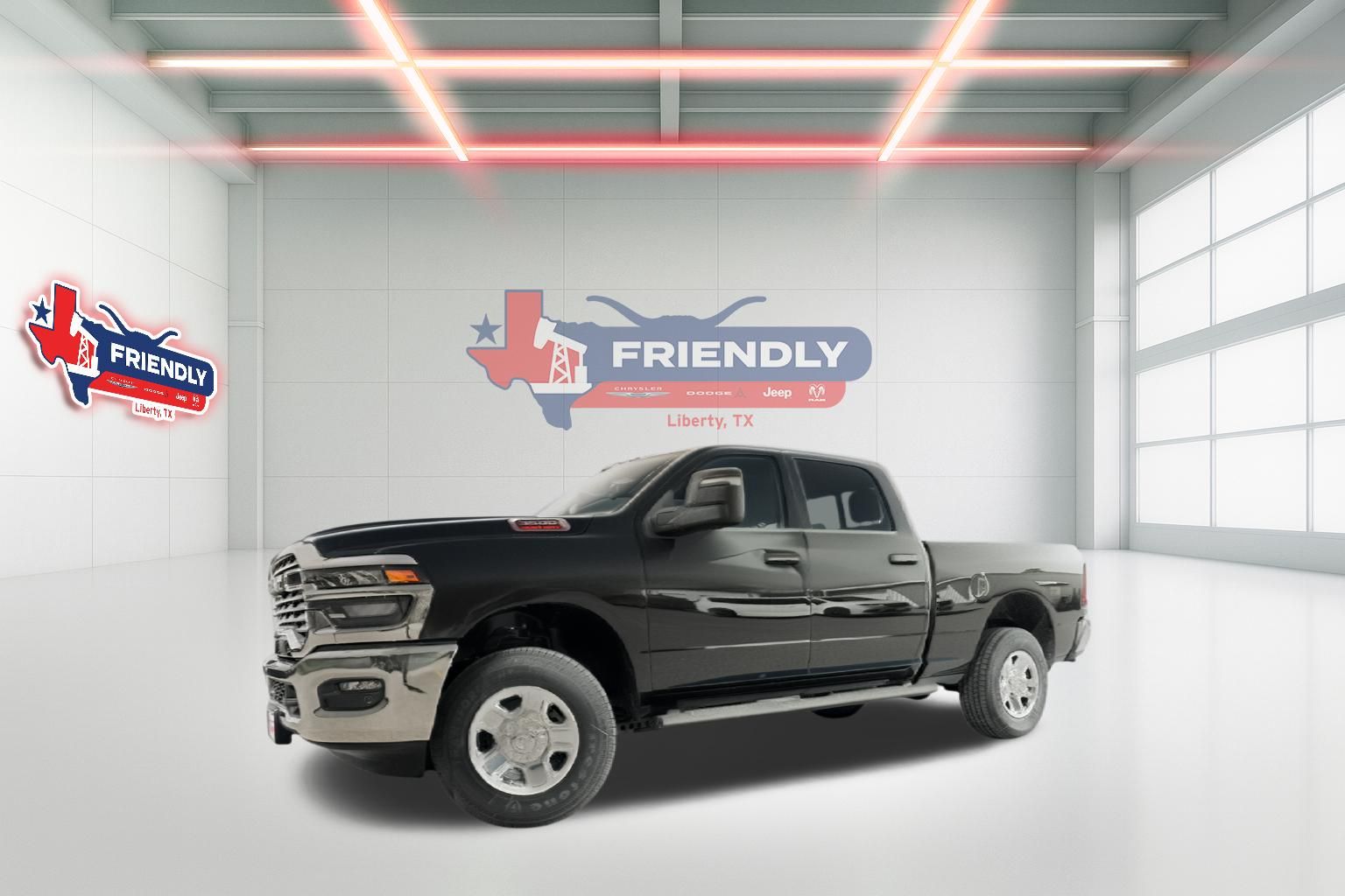 Diamond Black Crystal Pearlcoat 2026 RAM 3500 Tradesman Crew Cab 4WD Pickup Truck Four-Wheel Drive 8-Speed Automatic
