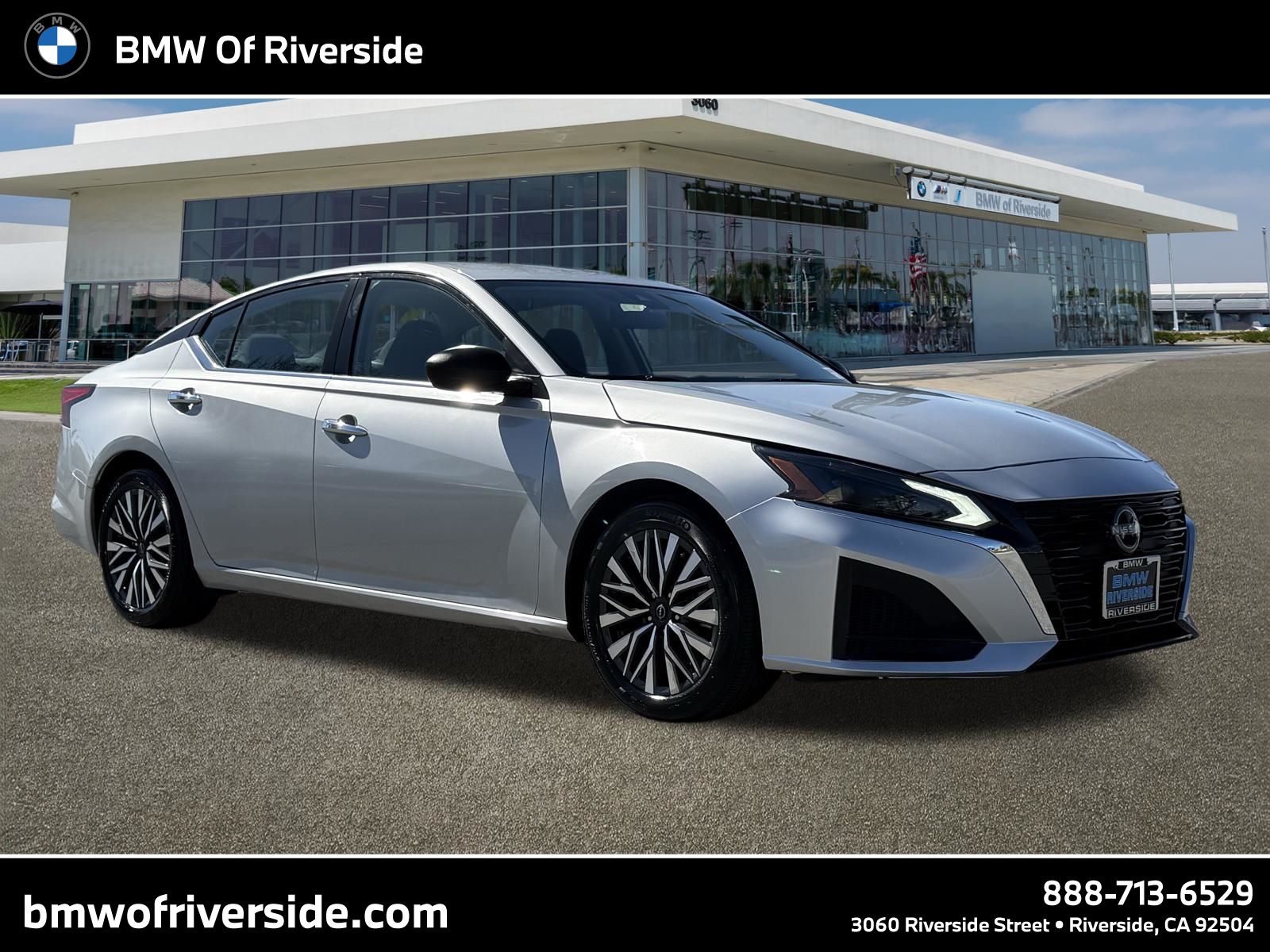 Brilliant Silver Metallic 2024 Nissan Altima 2.5 SV FWD Sedan Front-Wheel Drive Continuously Variable Transmission