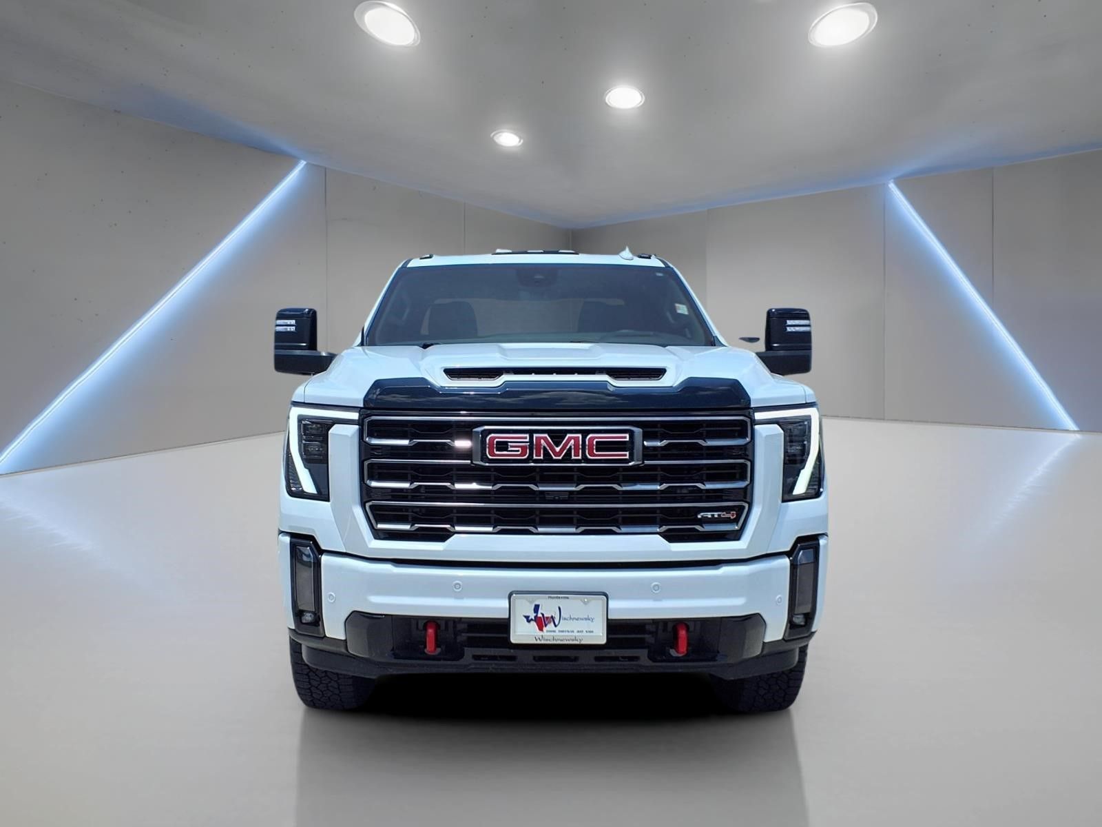 2024 GMC Sierra 2500HD AT4 White at Central Houston Nissan