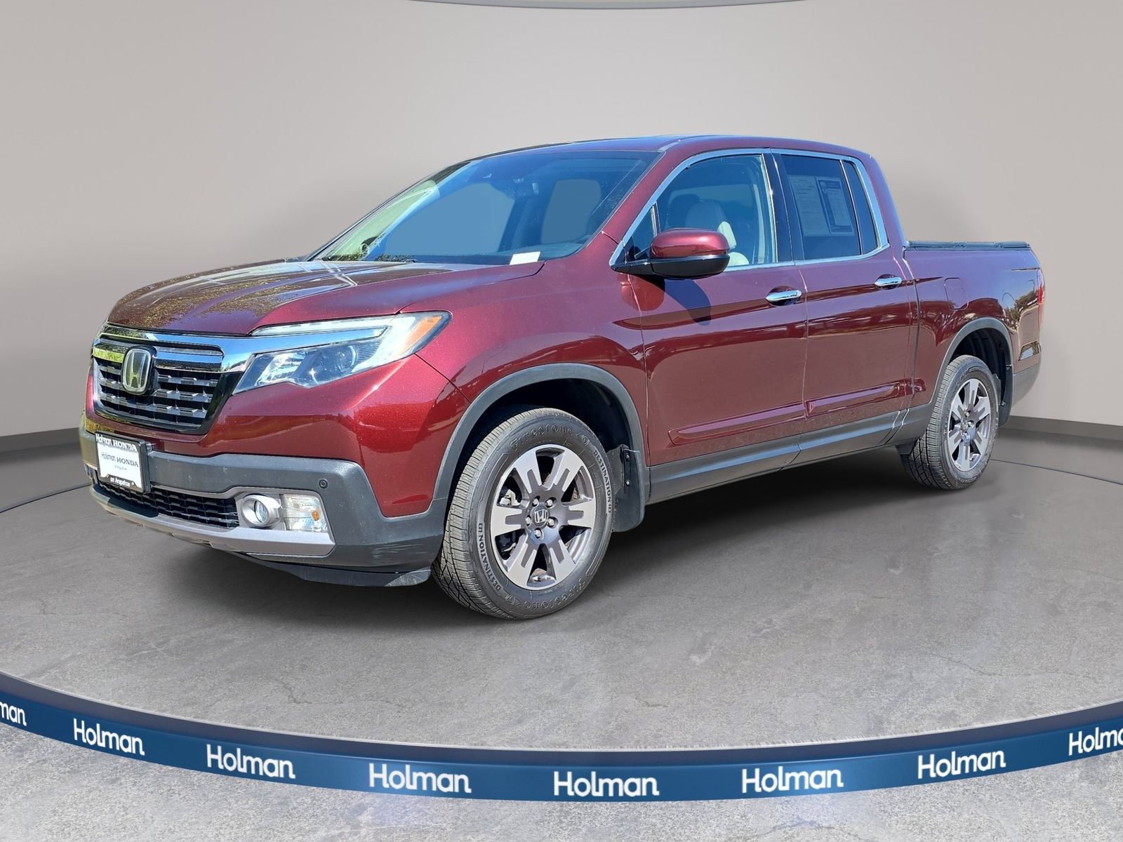 Red (Deep Scarlet Pearl) 2018 Honda Ridgeline Pickup Truck All-Wheel Drive 6-Speed Automatic