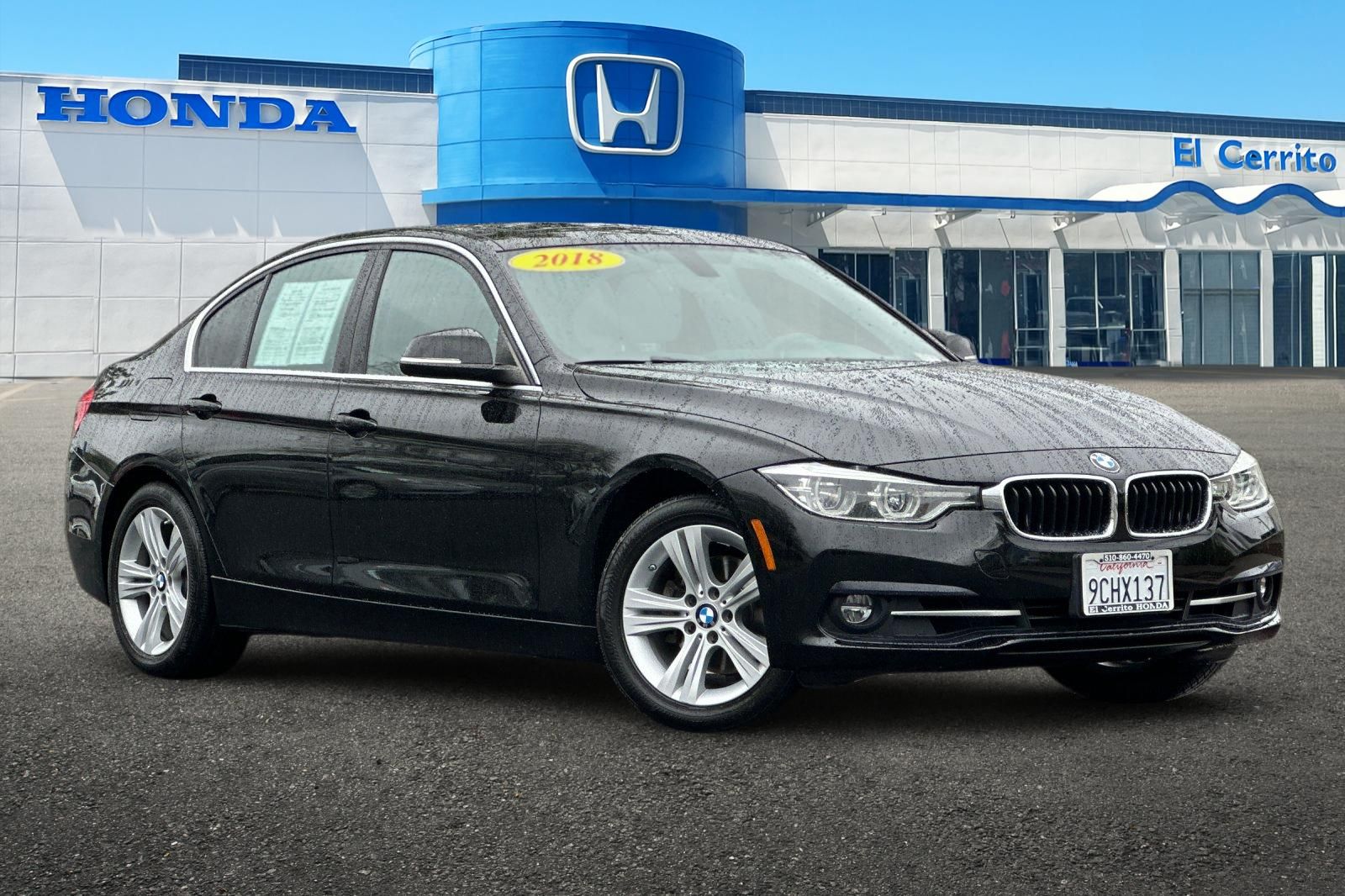 Jet Black 2018 BMW 3 Series 330i xDrive Sedan AWD Sedan All-Wheel Drive 8-Speed Automatic