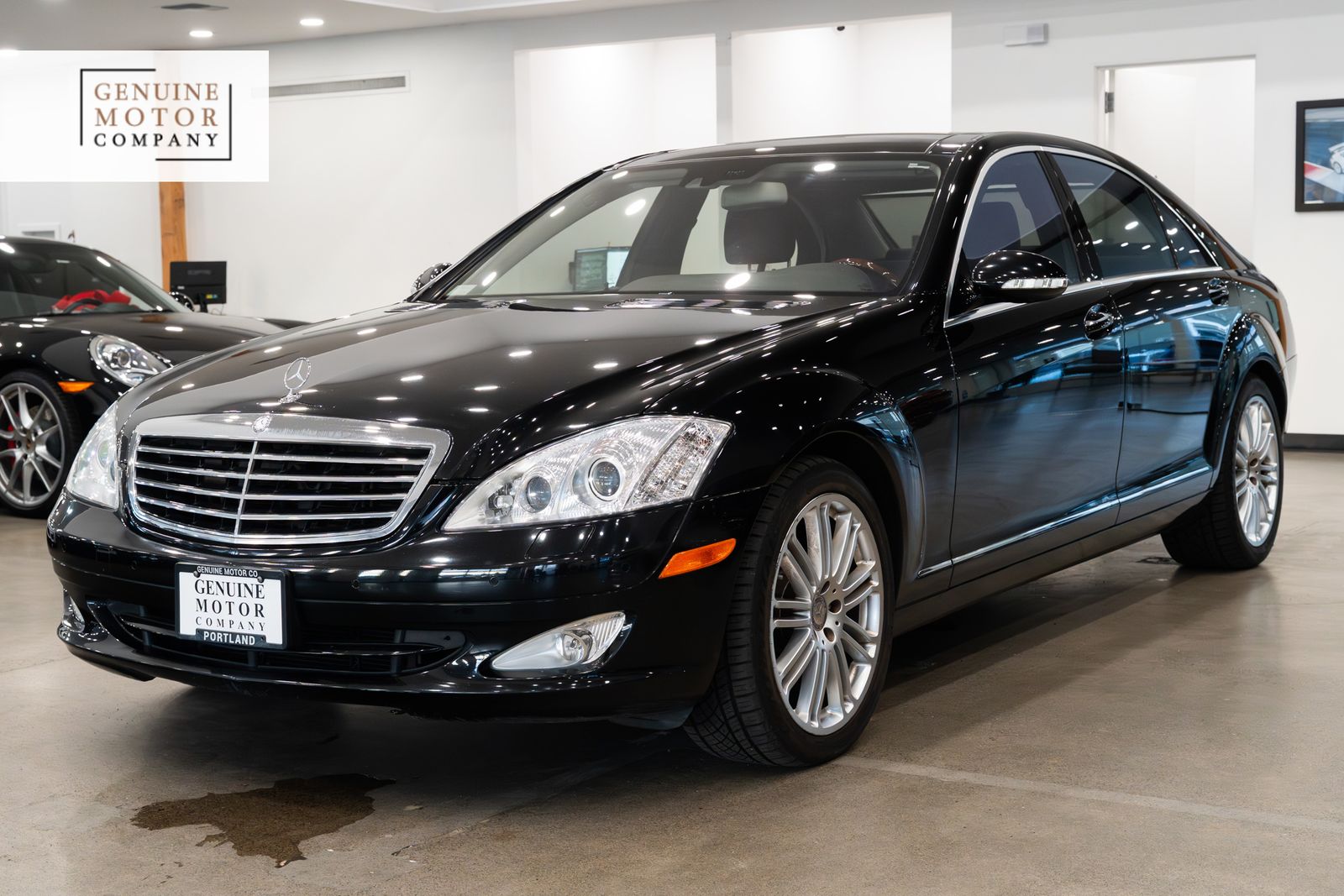 Black 2008 Mercedes-Benz S-Class S 550 Sedan Rear-Wheel Drive 7-Speed Automatic