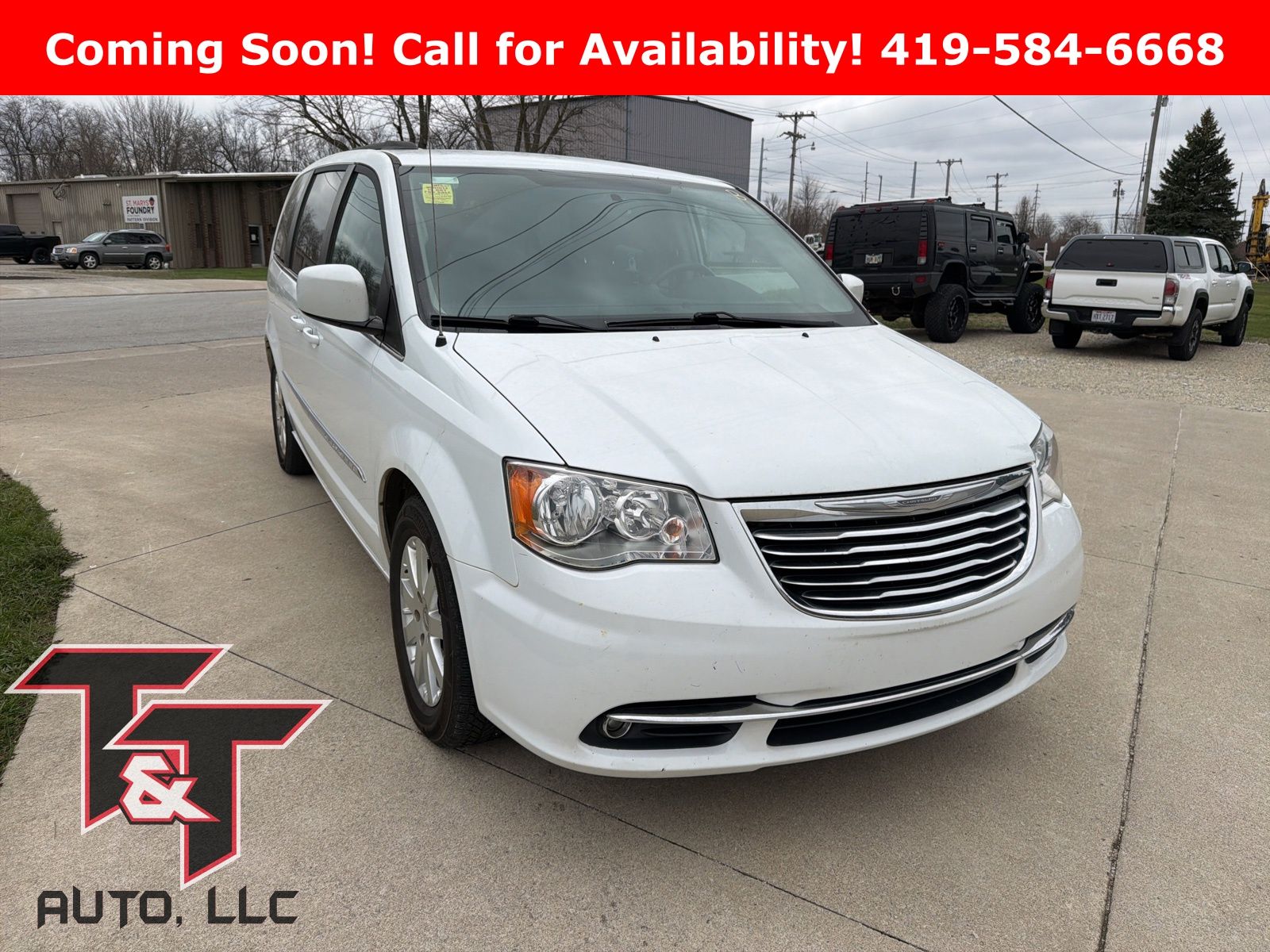 Bright White Clearcoat 2016 Chrysler Town & Country Touring FWD Minivan Front-Wheel Drive 6-Speed Automatic