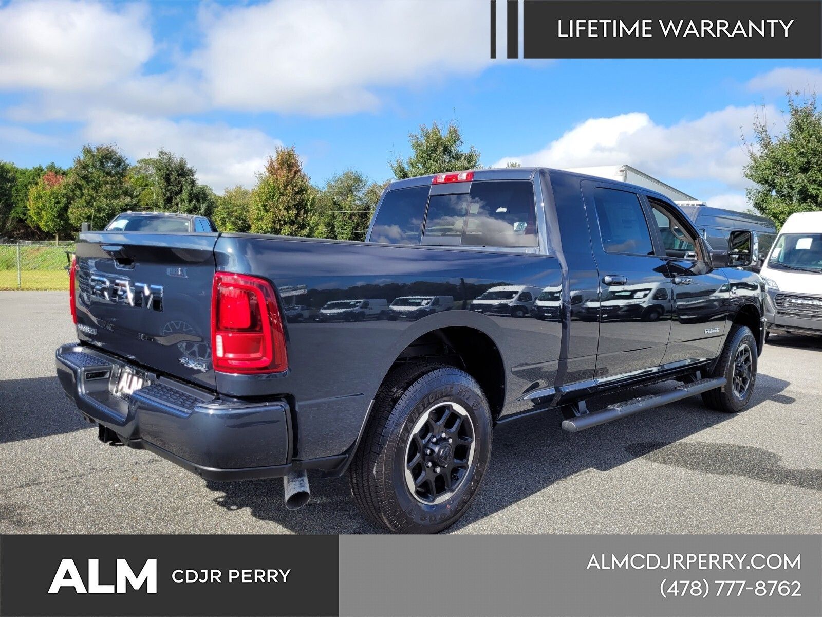 New 2026 Forged Blue Metallic Exterior Paint RAM Laramie image 11