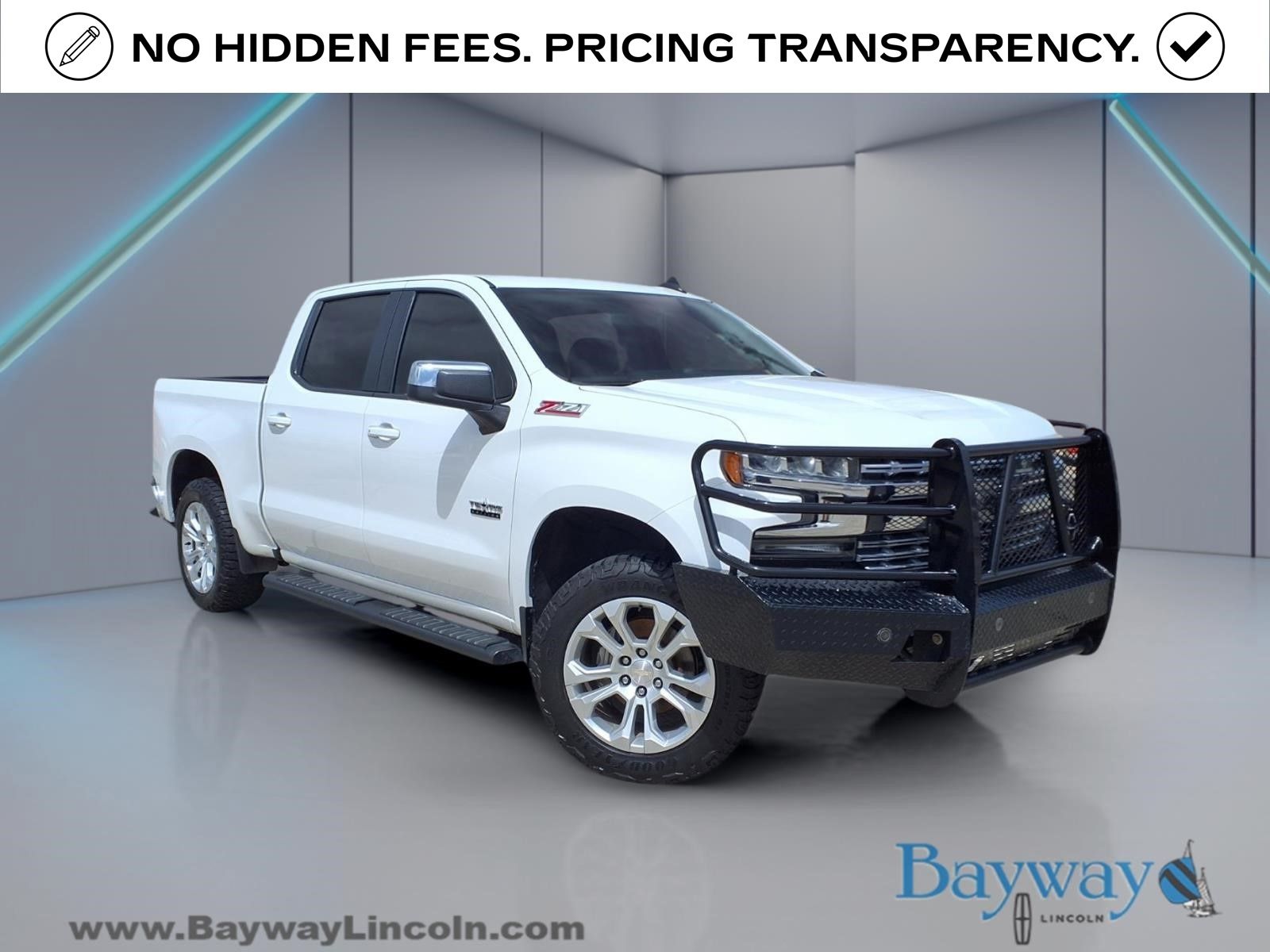 Summit White 2020 Chevrolet Silverado 1500 Pickup Truck Four-Wheel Drive 8-Speed Automatic