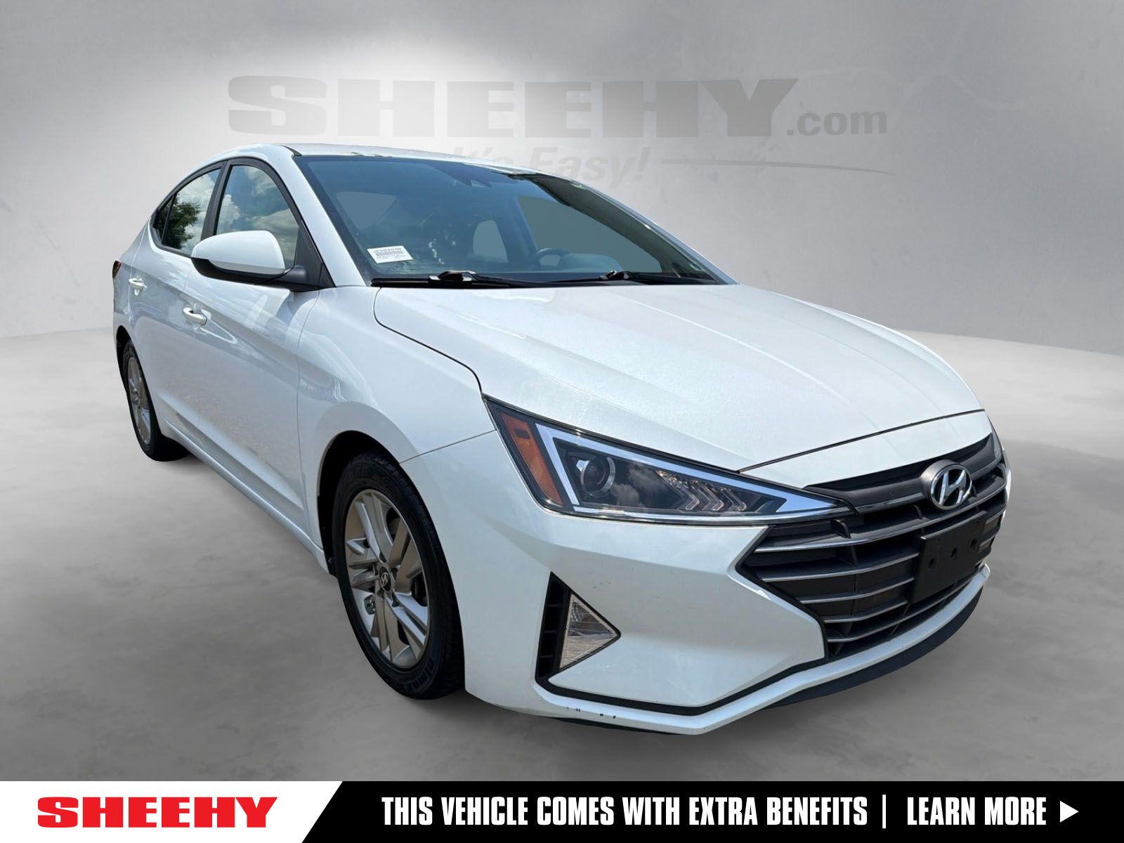 Quartz White Pearl 2019 Hyundai Elantra SEL FWD Sedan Front-Wheel Drive 6-Speed Automatic
