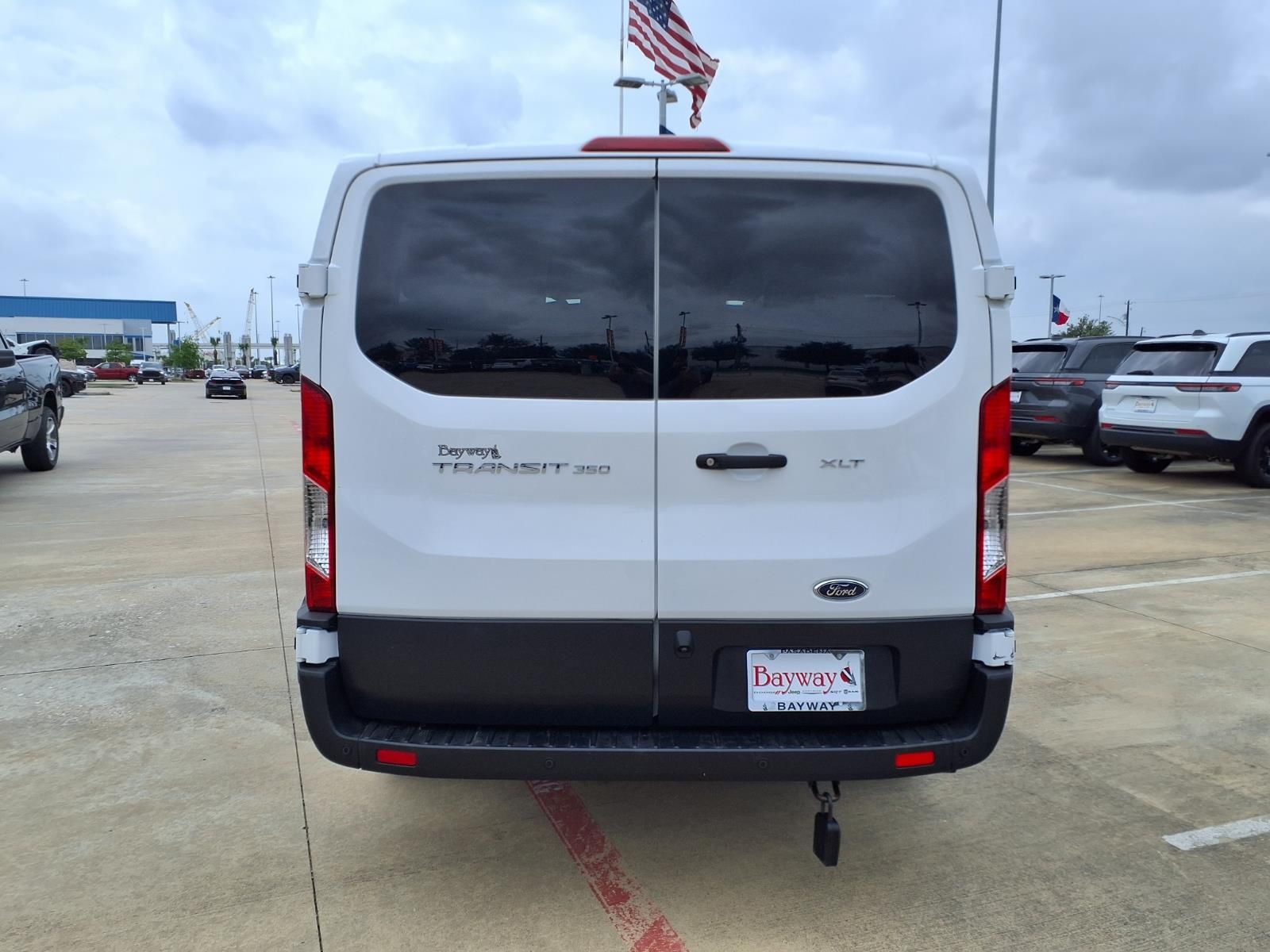 2023 Ford Transit-350 XLT White at North Houston Mitsubishi