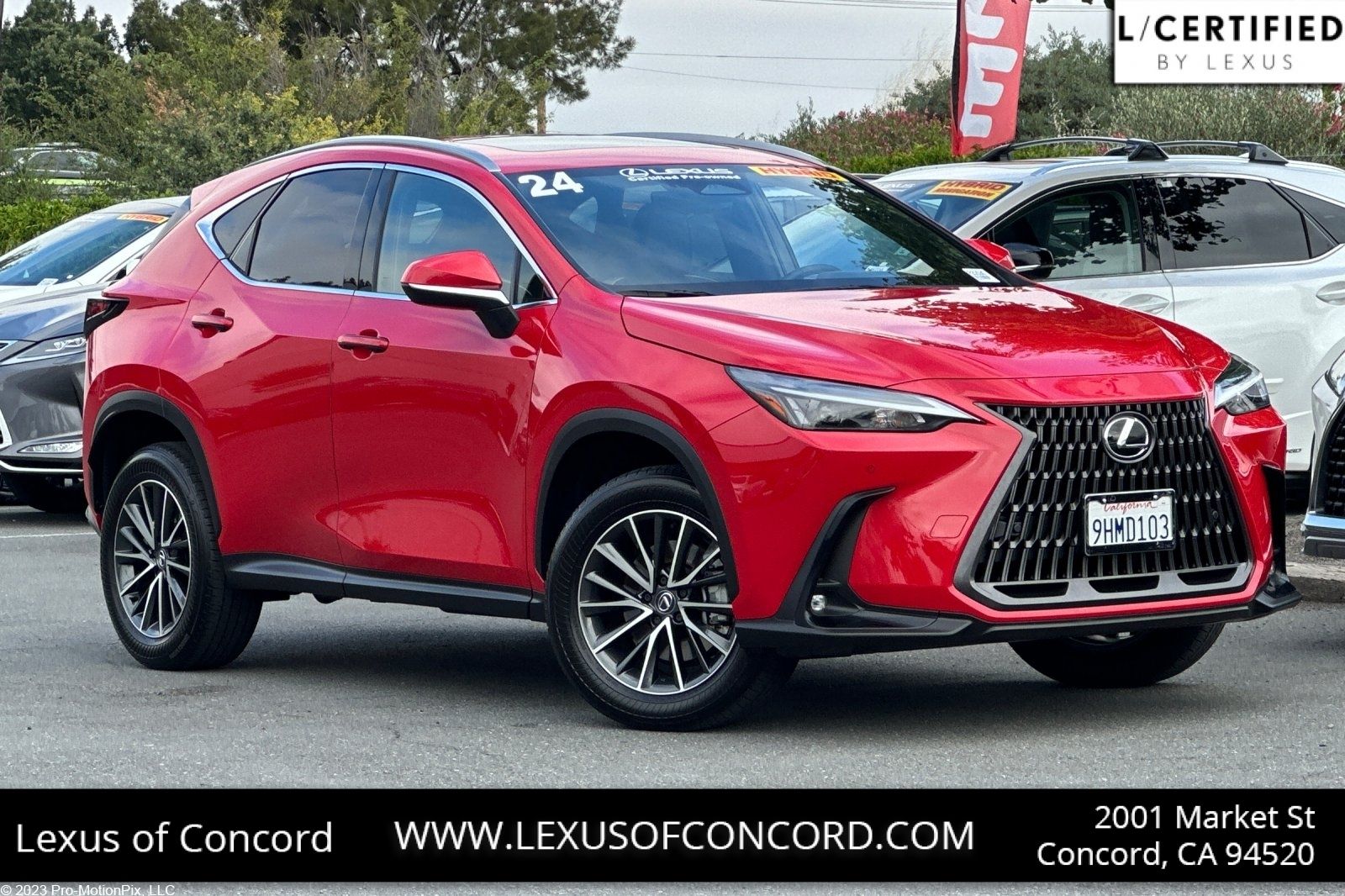 Red Line 2024 Lexus NX Hybrid SUV / Crossover All-Wheel Drive Continuously Variable Transmission