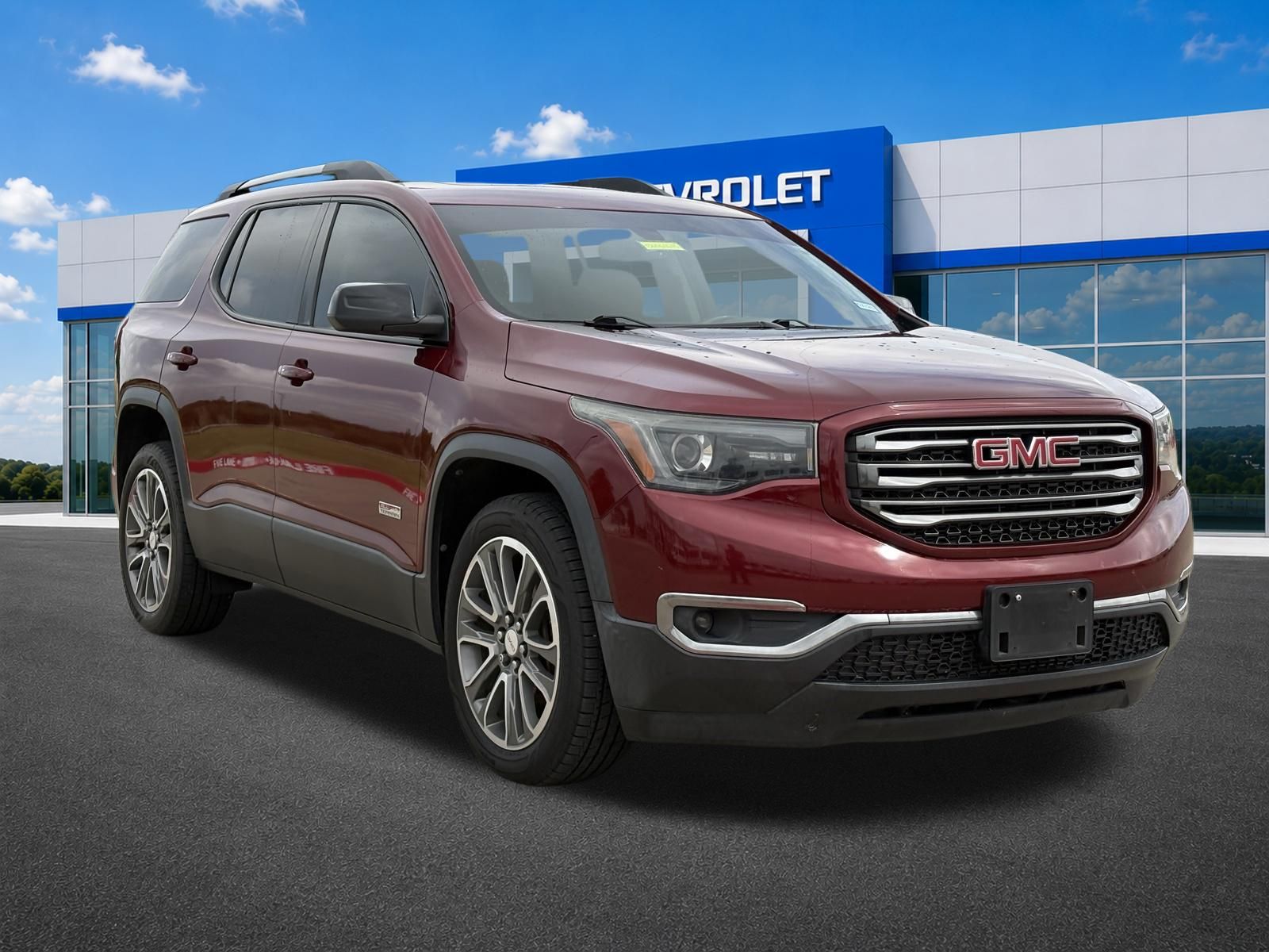 Crimson Red Tintcoat 2017 GMC Acadia SUV / Crossover Four-Wheel Drive 6-Speed Automatic