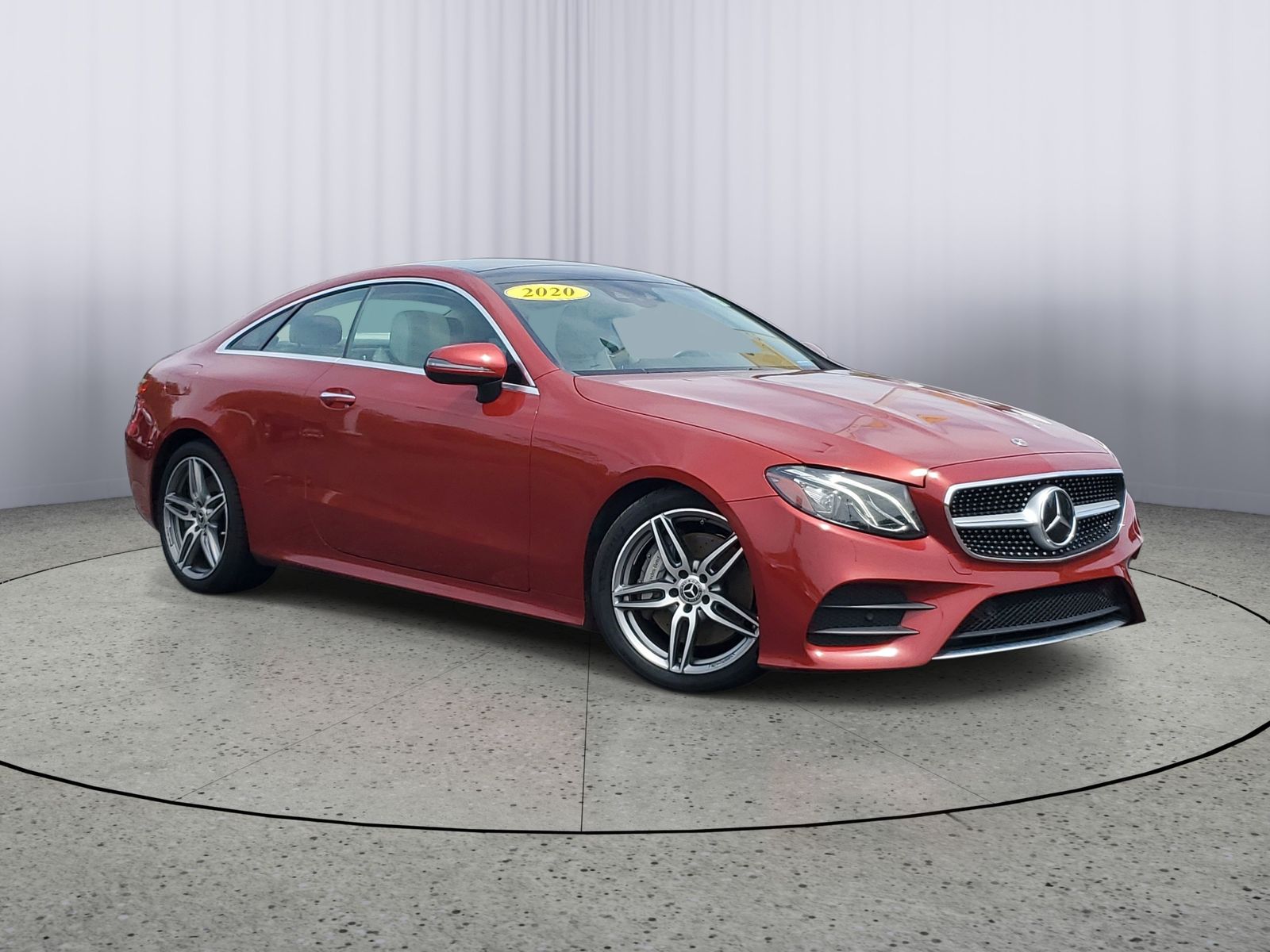 Rubellite Red Metallic 2020 Mercedes-Benz E-Class Coupe Rear-Wheel Drive 9-Speed Automatic