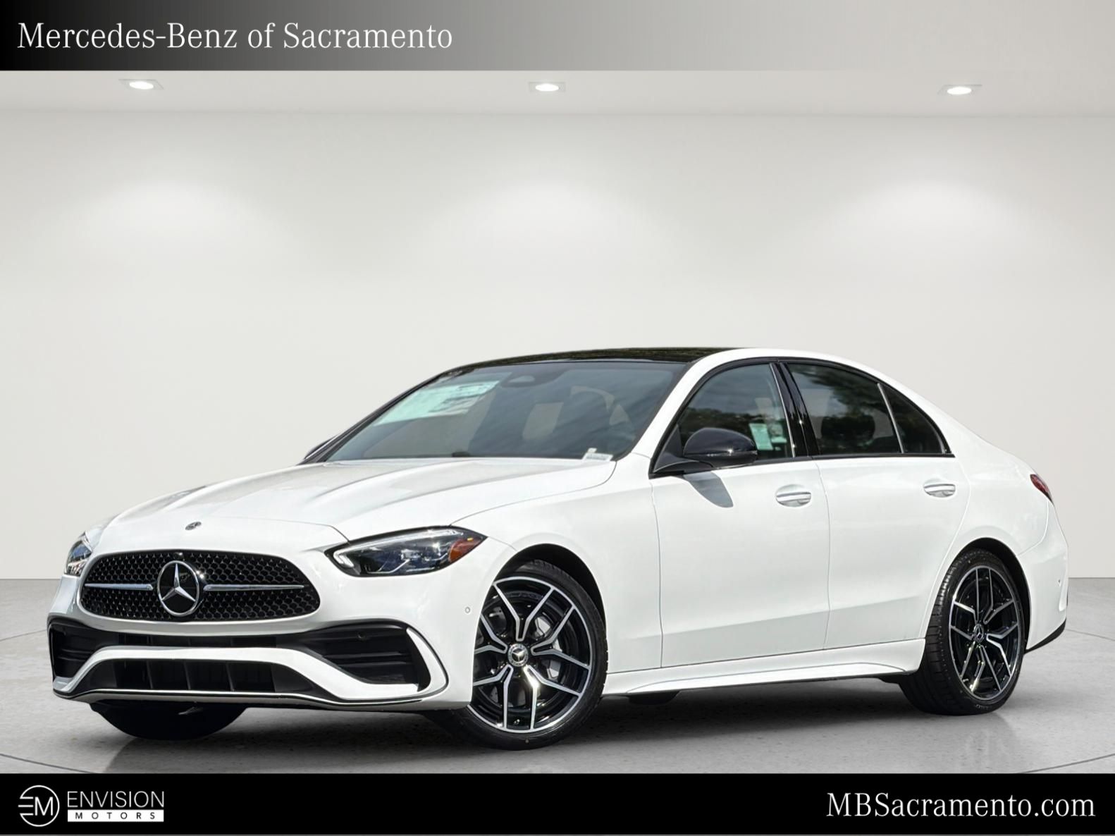 Polar White 2026 Mercedes-Benz C-Class Sedan Rear-Wheel Drive 9-Speed Automatic