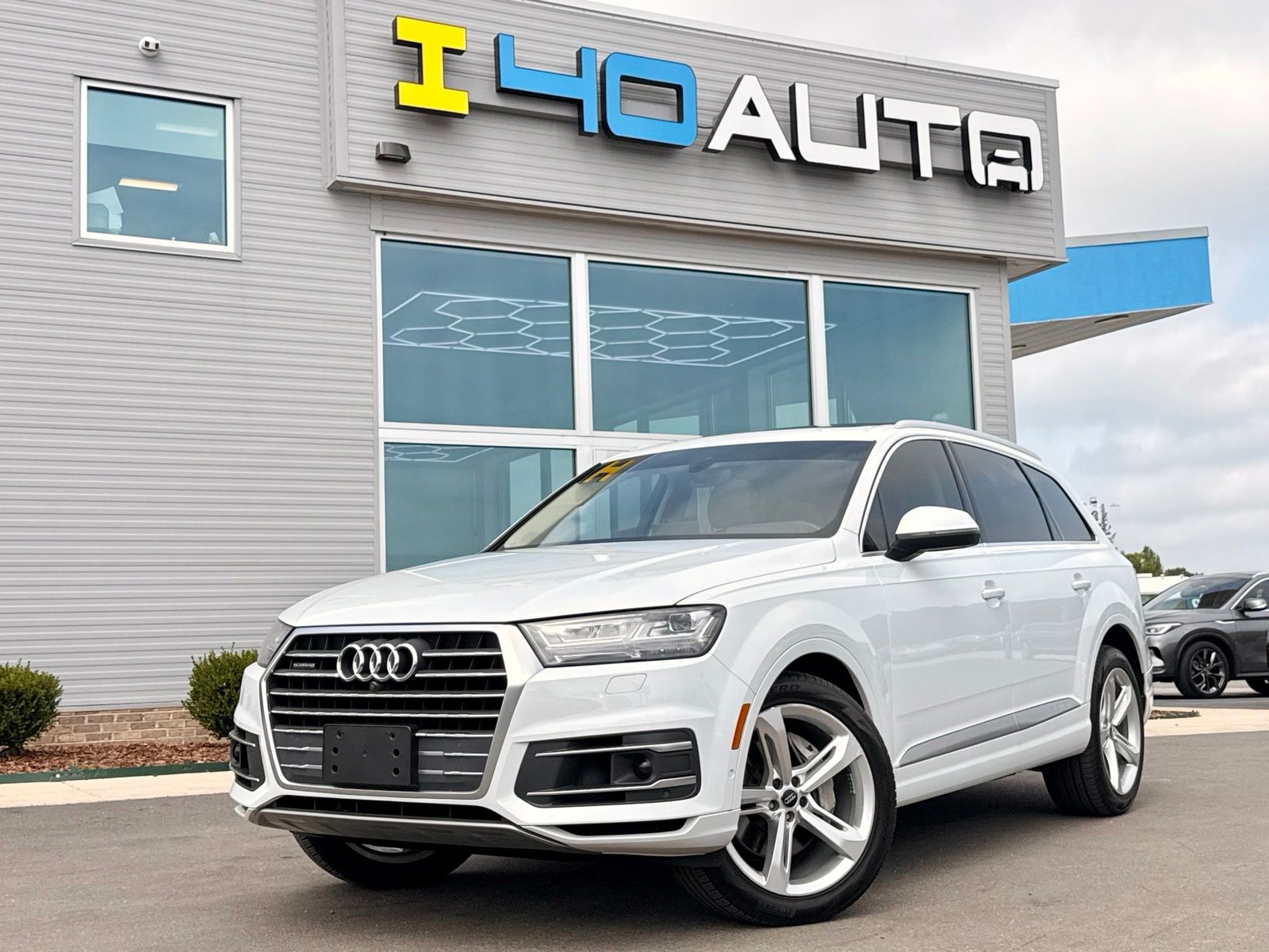 Glacier White 2019 Audi Q7 SUV / Crossover All-Wheel Drive 8-Speed Automatic