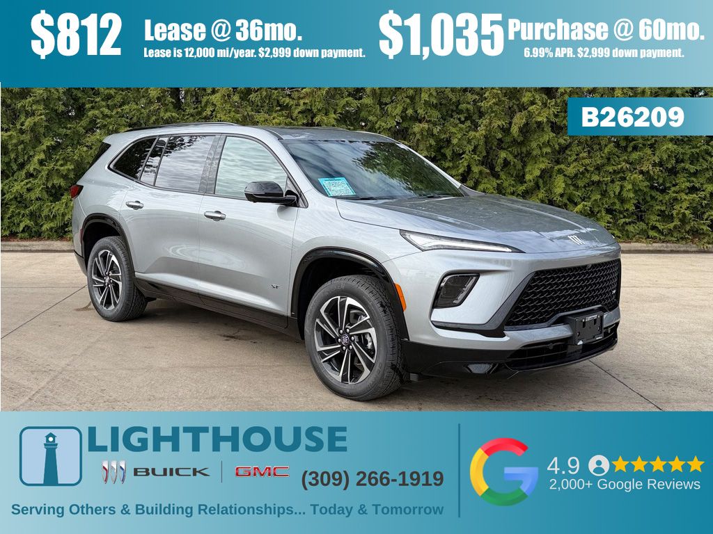 Moonstone Gray Metallic 2026 Buick Enclave SUV / Crossover Four-Wheel Drive 8-Speed Automatic