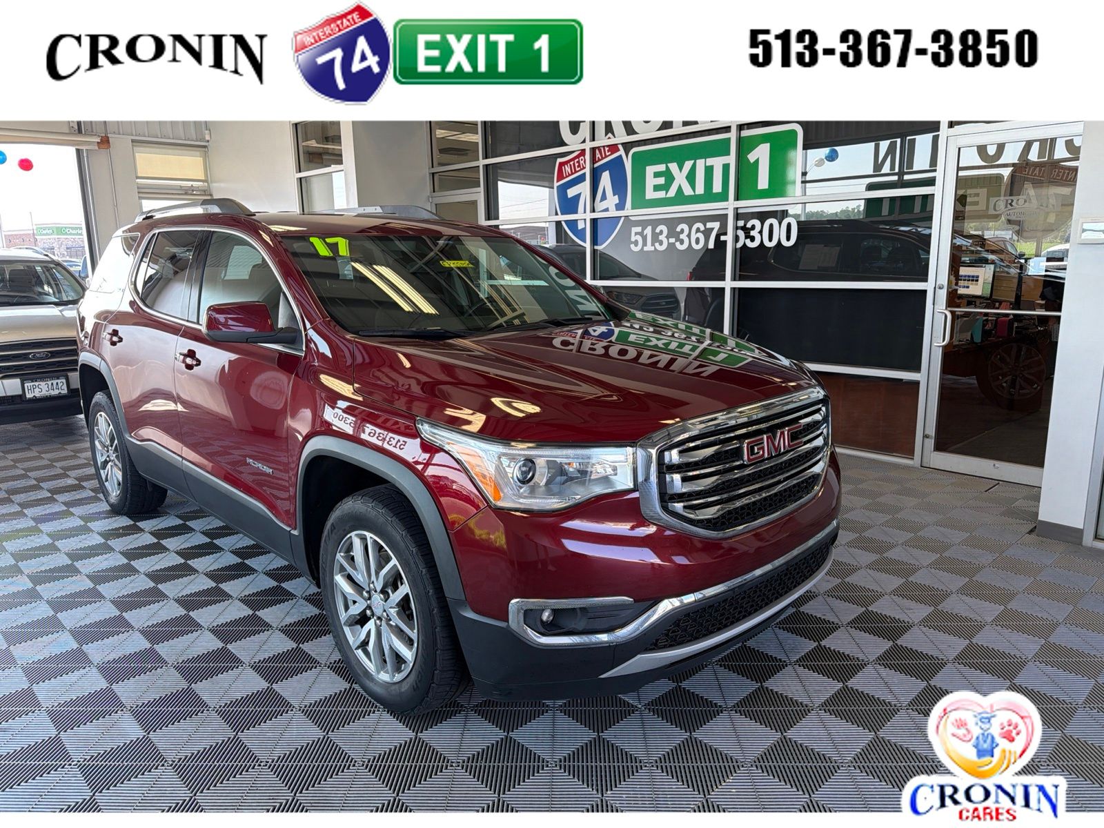 Crimson Red Tintcoat 2017 GMC Acadia SUV / Crossover Four-Wheel Drive 6-Speed Automatic