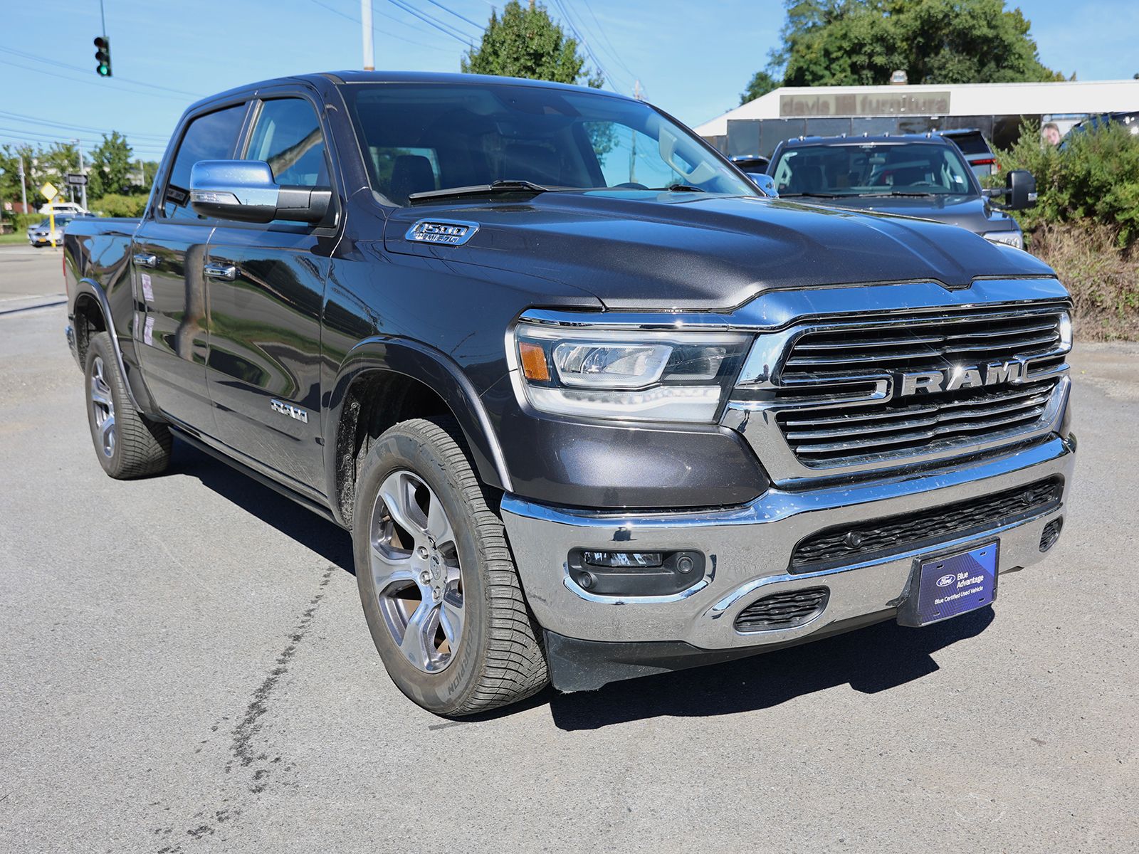 Gray (Granite Crystal Metallic Clearcoat) 2022 RAM 1500 Pickup Truck Four-Wheel Drive 8-Speed Automatic