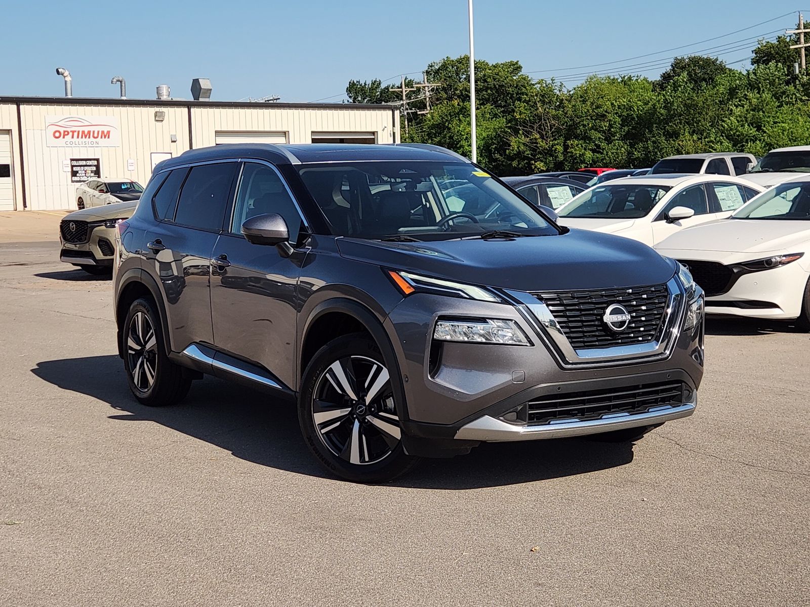 Gray (Gun Metallic) 2023 Nissan Rogue SUV / Crossover All-Wheel Drive Continuously Variable Transmission
