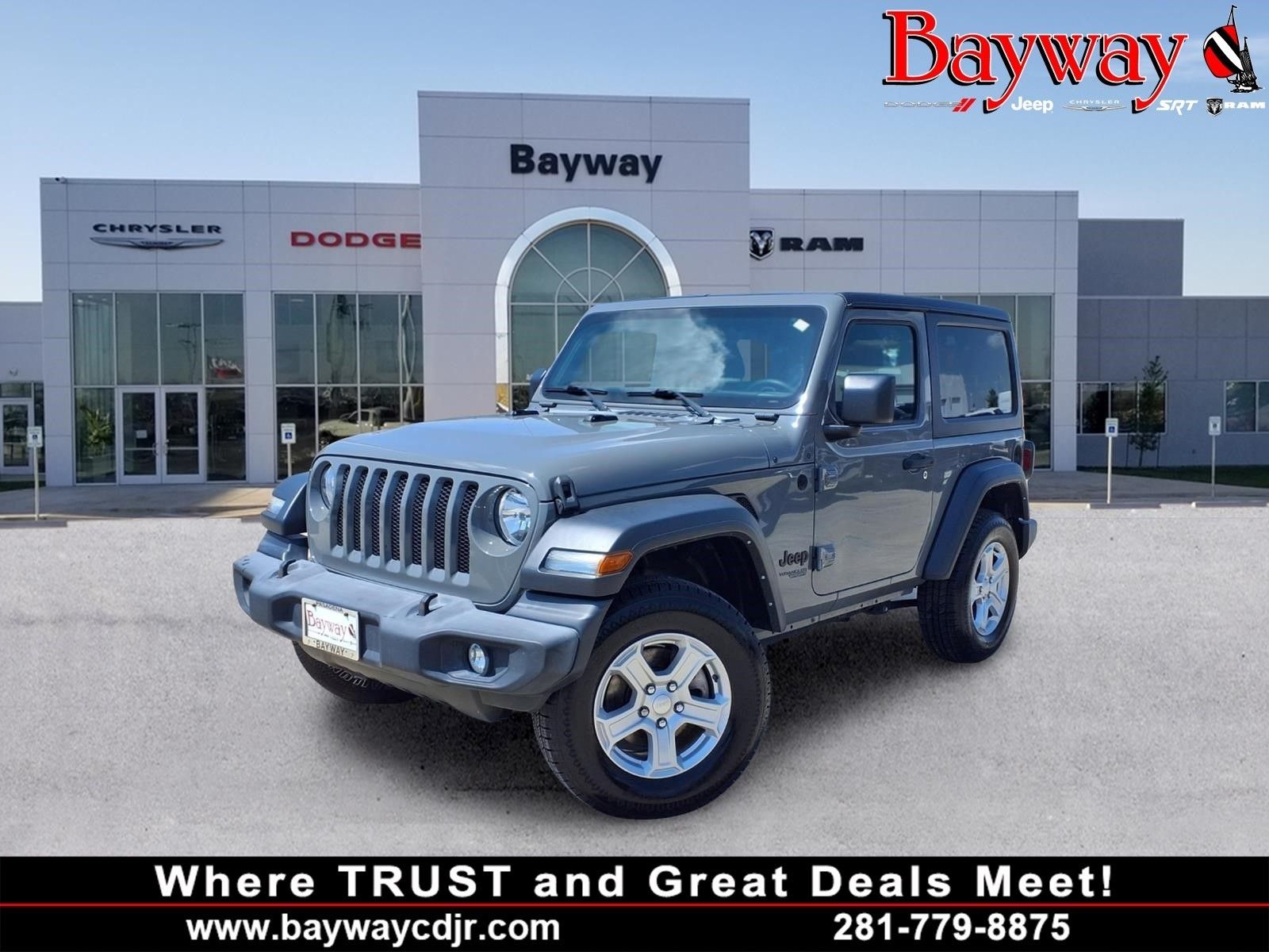 2021 Jeep Wrangler Sport S Gray at Emmons Autoplex
