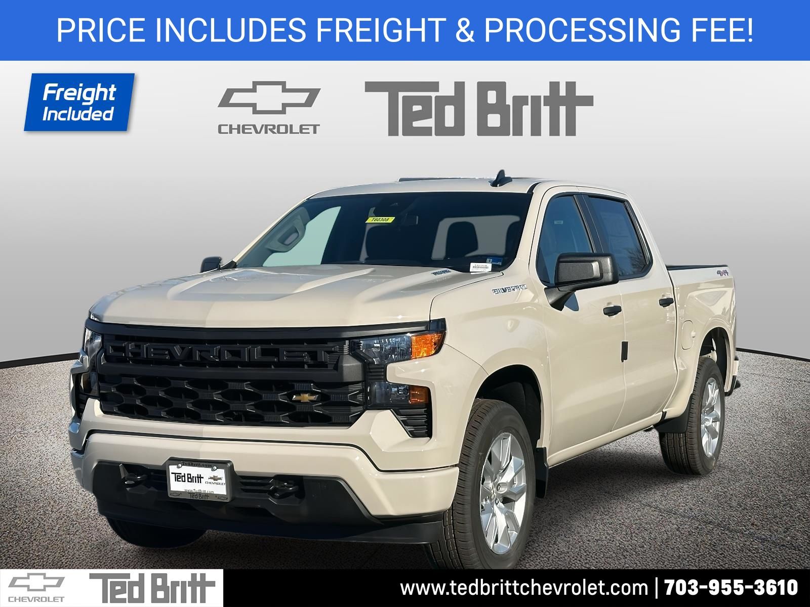 2026 Chevrolet Silverado 1500 Custom Crew Cab 4WD