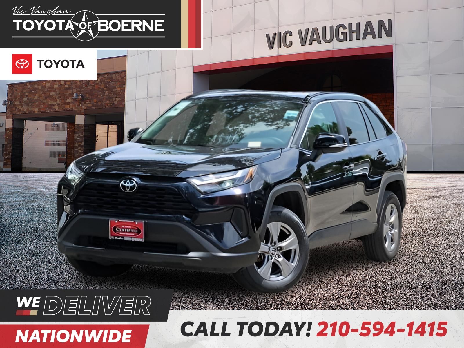 Black Metallic 2025 Toyota RAV4 SUV / Crossover All-Wheel Drive 8-Speed Automatic