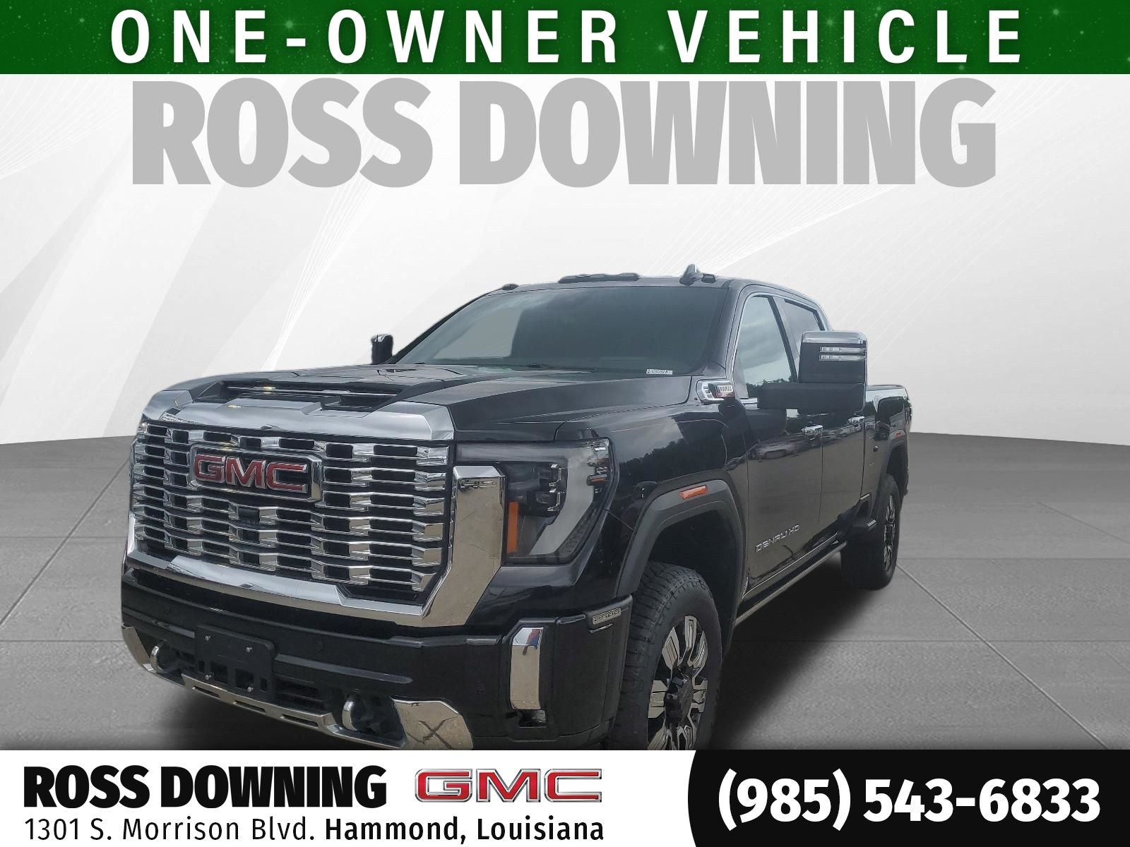 2024 GMC Sierra 2500HD Denali Black at Supreme Chevrolet of Gonzales