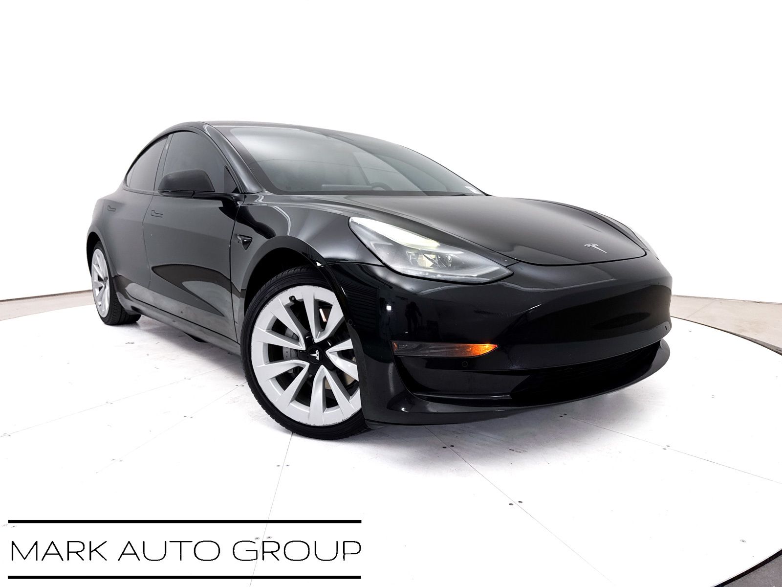 Black 2022 Tesla Model 3 Sedan Rear-Wheel Drive 1-Speed Automatic