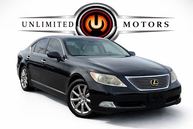 Black (Obsidian) 2008 Lexus LS 460 L RWD Sedan Rear-Wheel Drive 8-Speed Automatic