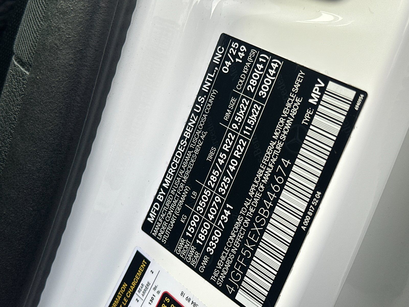 used 2025 Mercedes-Benz GLS car, priced at $84,498