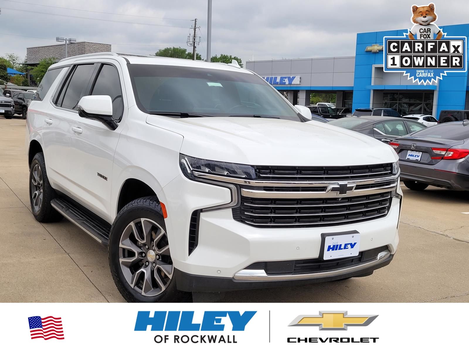 Summit White 2021 Chevrolet Tahoe LT RWD SUV / Crossover 4X2