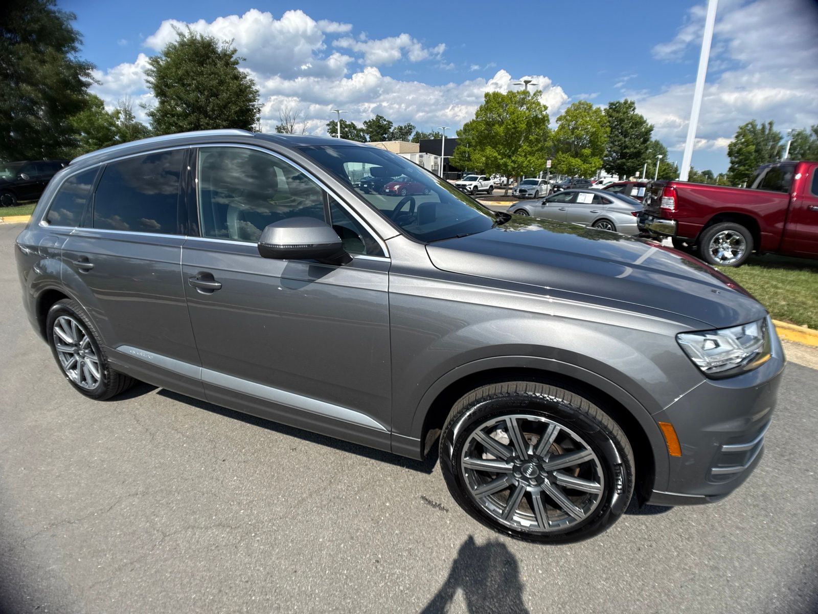 Graphite Gray Metallic 2017 Audi Q7 3.0T quattro Premium Plus SUV / Crossover All-Wheel Drive 8-Speed Automatic