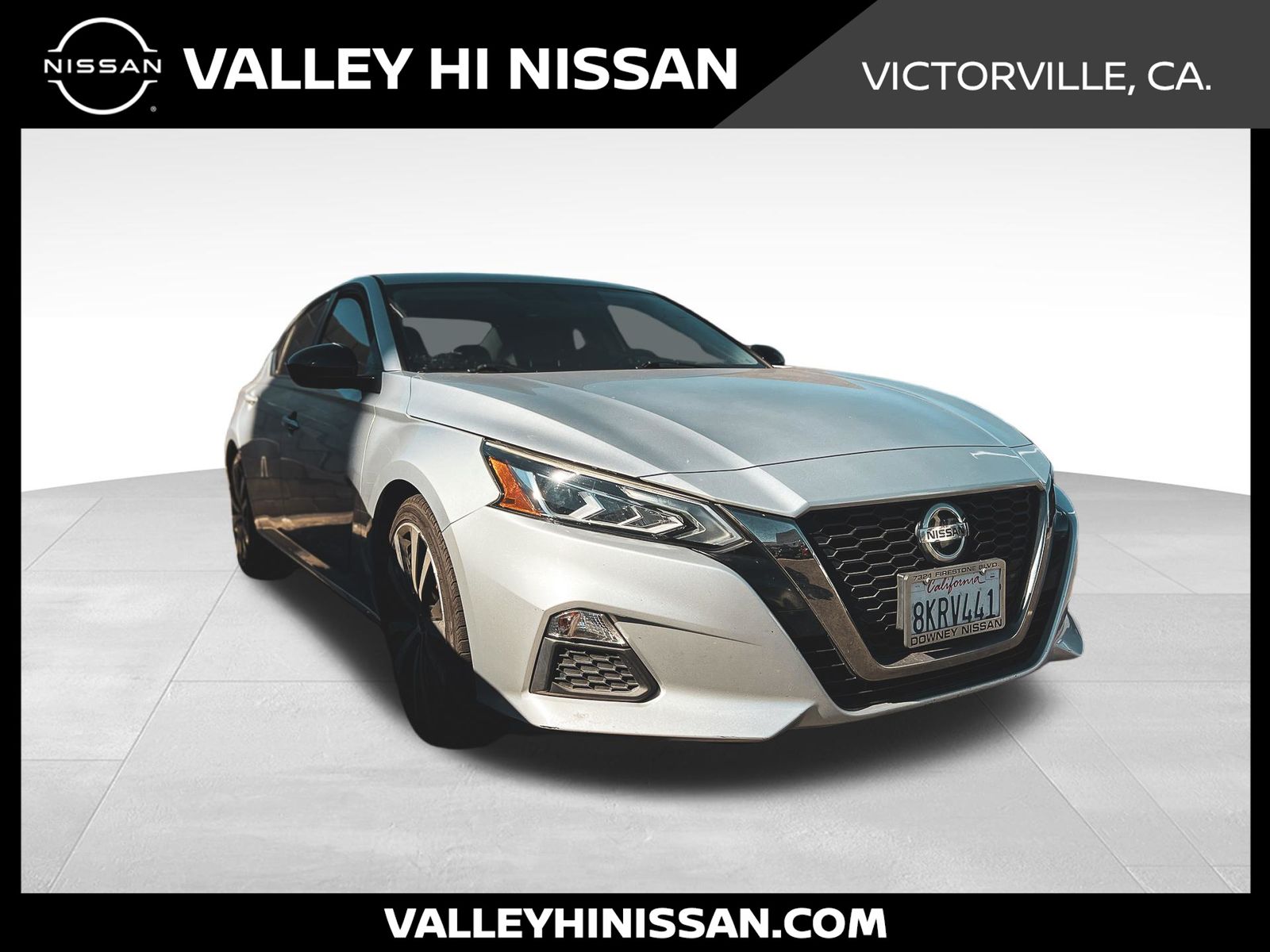 Brilliant Silver Metallic 2019 Nissan Altima Sedan Front-Wheel Drive Continuously Variable Transmission