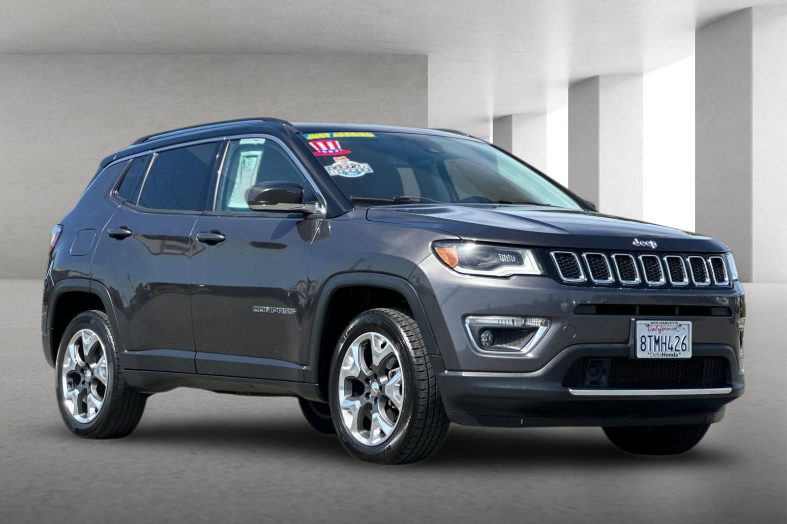 Used 2019 Jeep Compass Limited with VIN 3C4NJDCB5KT734677 for sale in Pittsburg, CA