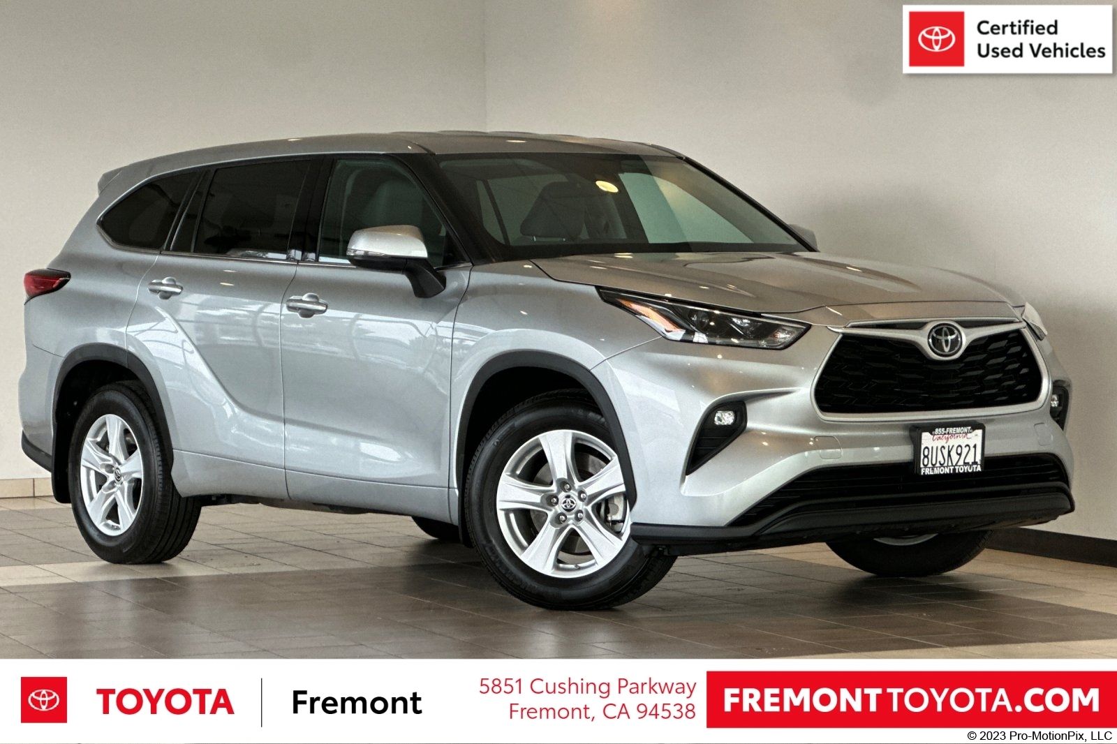Celestial Silver Metallic 2021 Toyota Highlander SUV / Crossover All-Wheel Drive 8-Speed Automatic