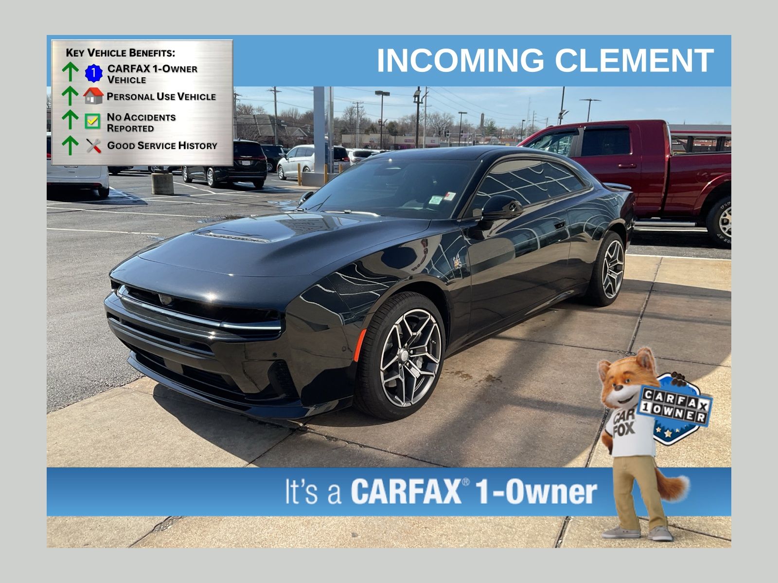 Diamond Black Crystal Pearlcoat 2026 Dodge Charger Daytona Coupe All-Wheel Drive 8-Speed Automatic