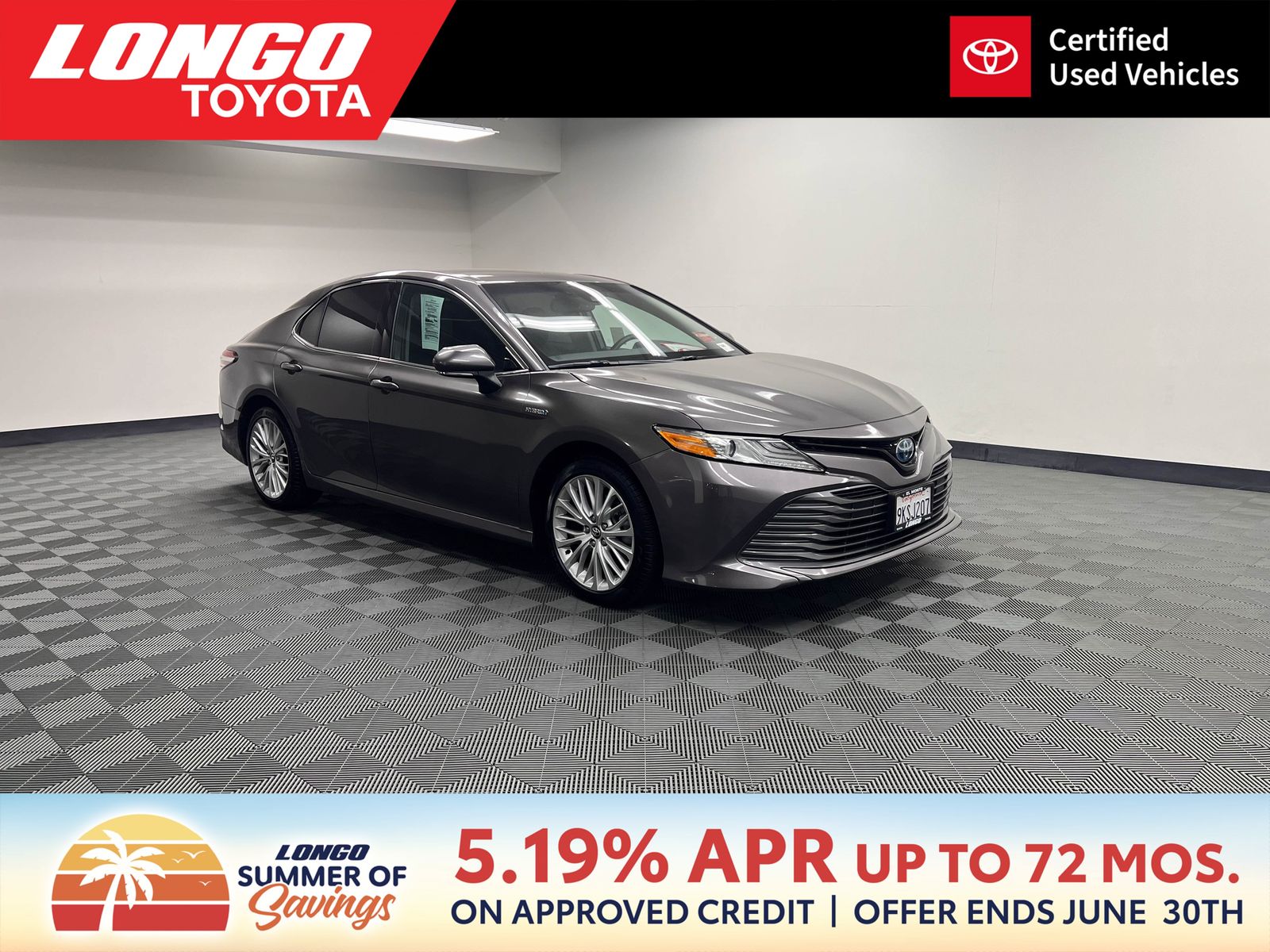 used 2020 Toyota Camry Hybrid car, priced at $24,688