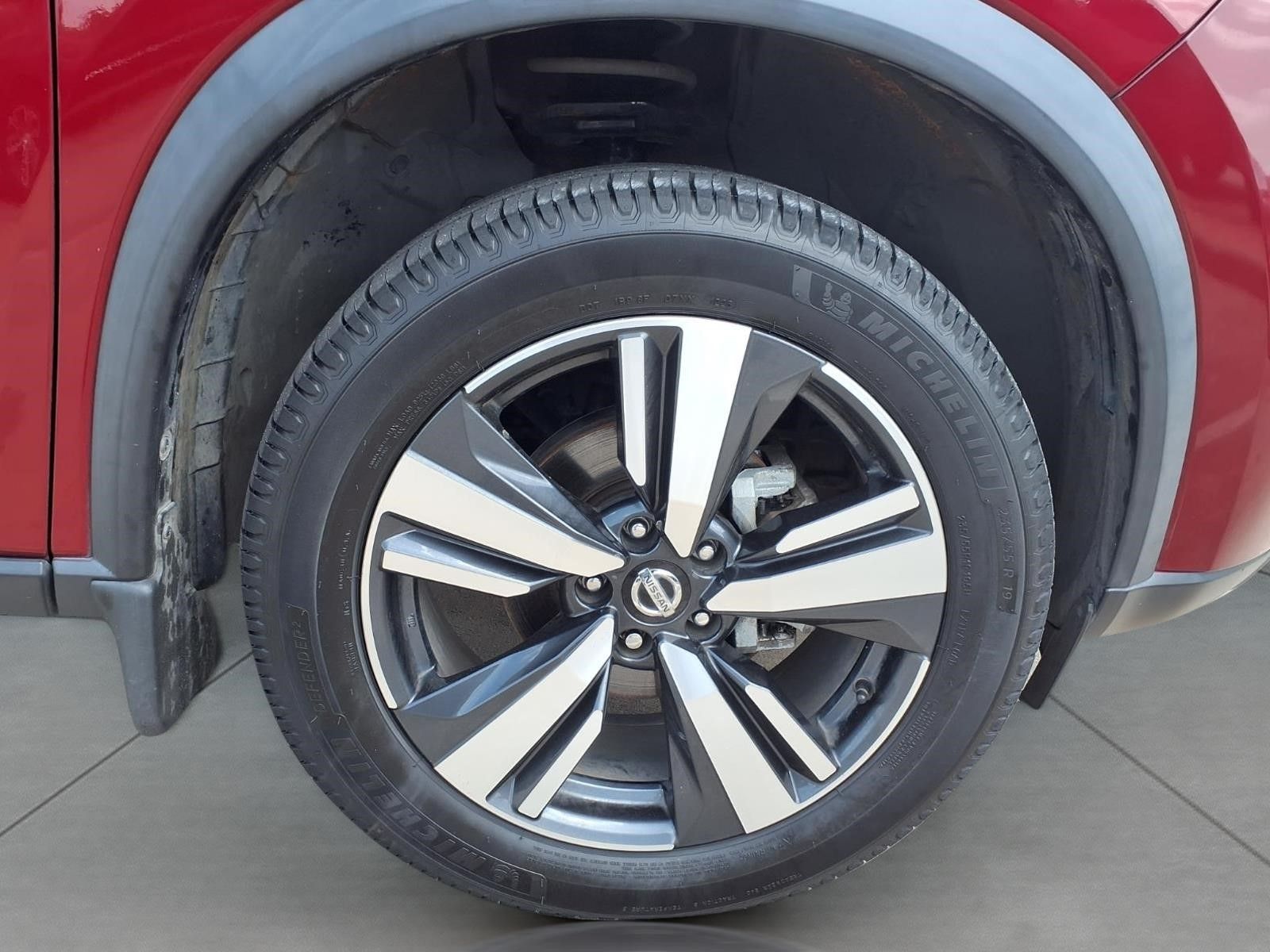 2021 Nissan Rogue SL Red at Central Houston Nissan