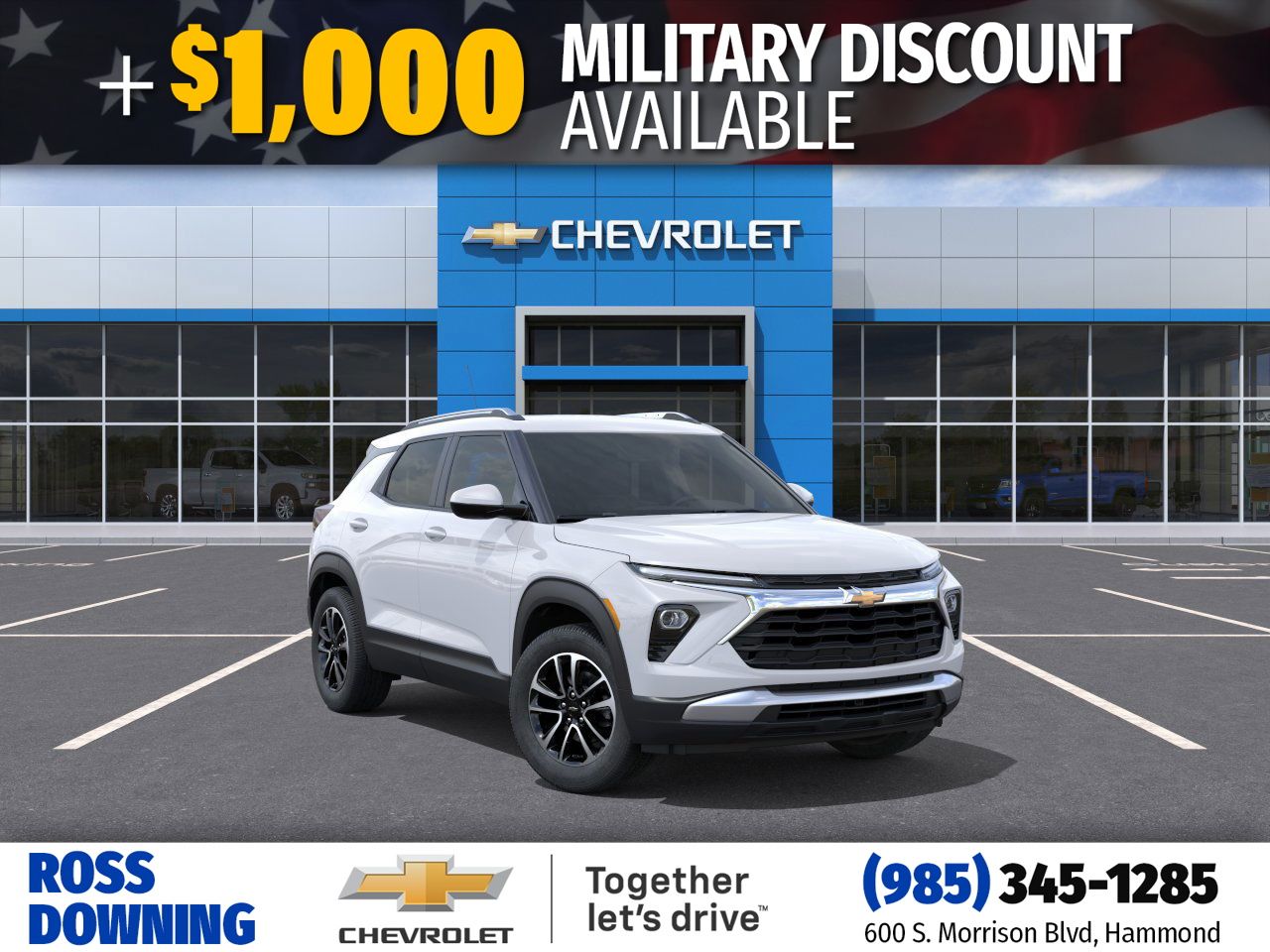 Summit White 2026 Chevrolet Trailblazer LT FWD SUV / Crossover Front-Wheel Drive Continuously Variable Transmission