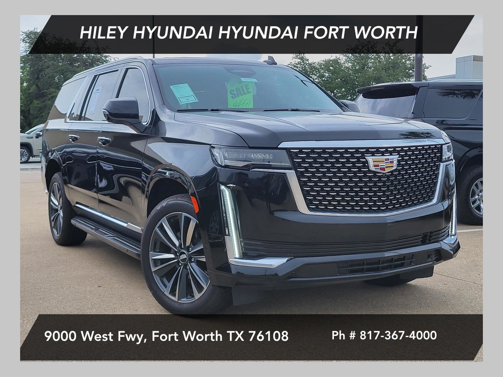 Black Raven 2021 Cadillac Escalade ESV Premium Luxury AWD SUV / Crossover Four-Wheel Drive