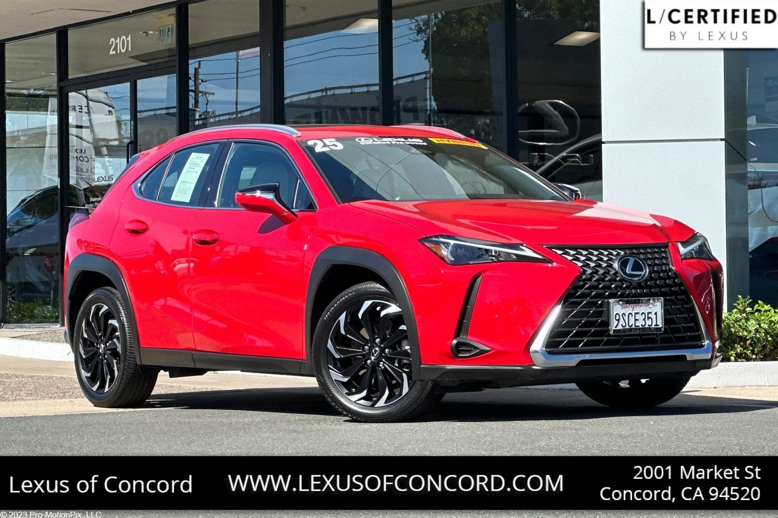 Red Line 2025 Lexus UX Hybrid SUV / Crossover Front-Wheel Drive Continuously Variable Transmission