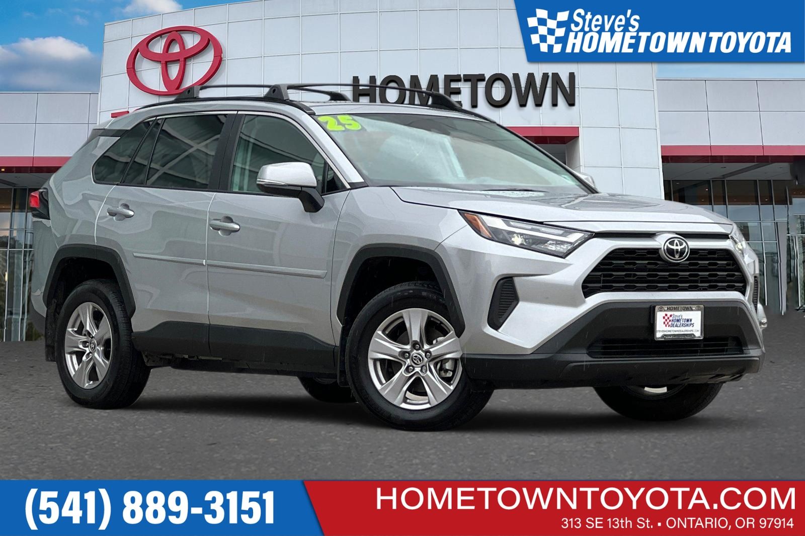 Silver Sky Metallic 2025 Toyota RAV4 SUV / Crossover All-Wheel Drive 8-Speed Automatic