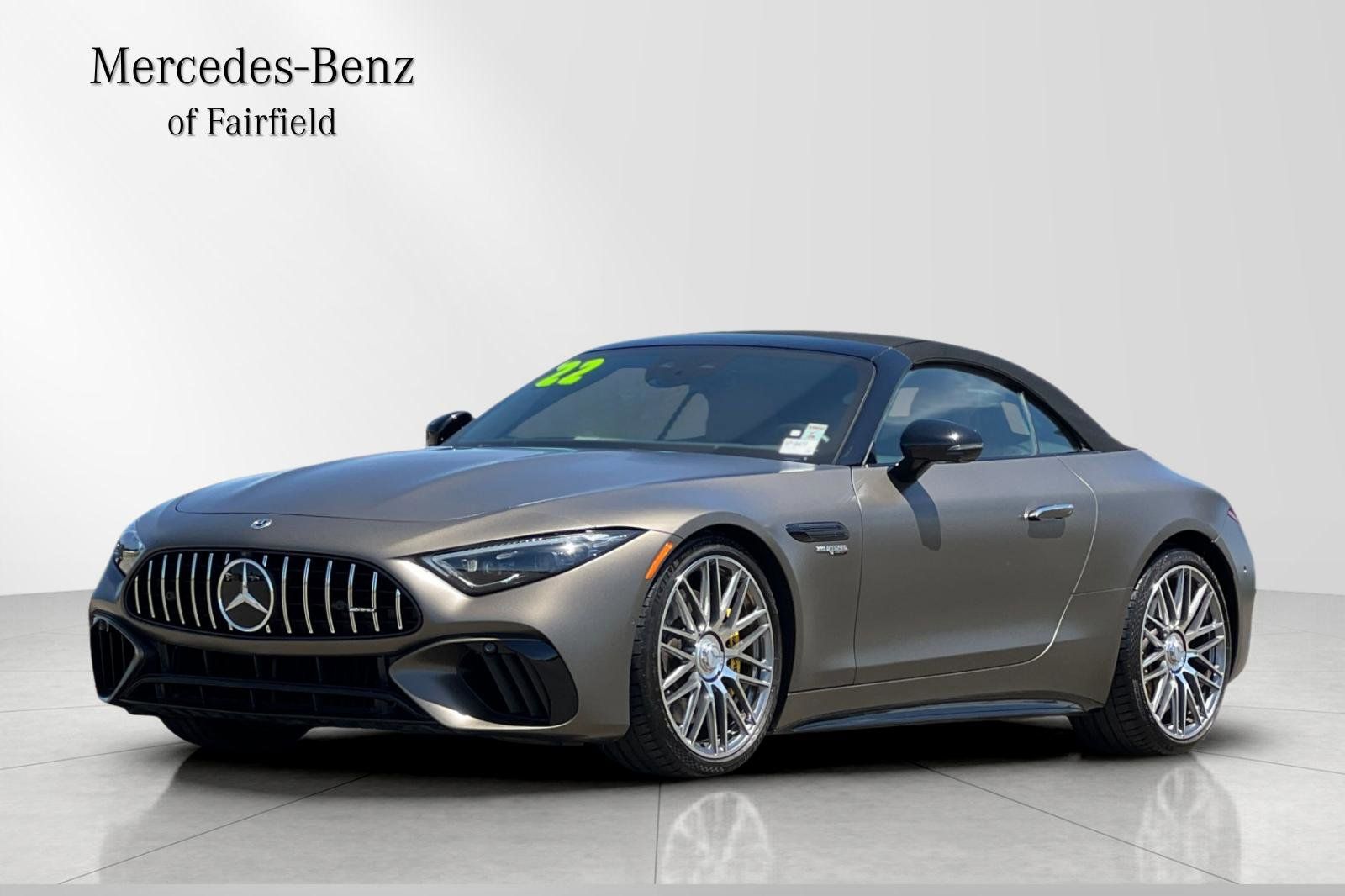 MANUFAKTUR Monza Gray Magno 2022 Mercedes-Benz SL-Class SL 55 AMG 4MATIC Convertible All-Wheel Drive 9-Speed Automatic